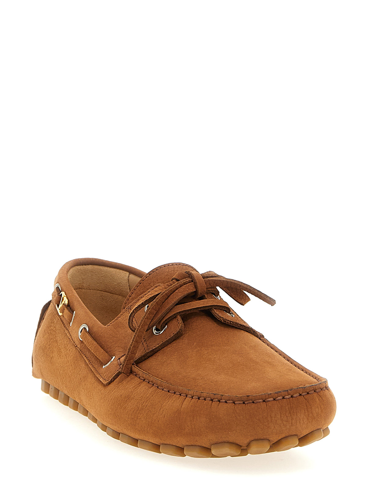Valentino Garavani Braune Kalbsleder-Slipper