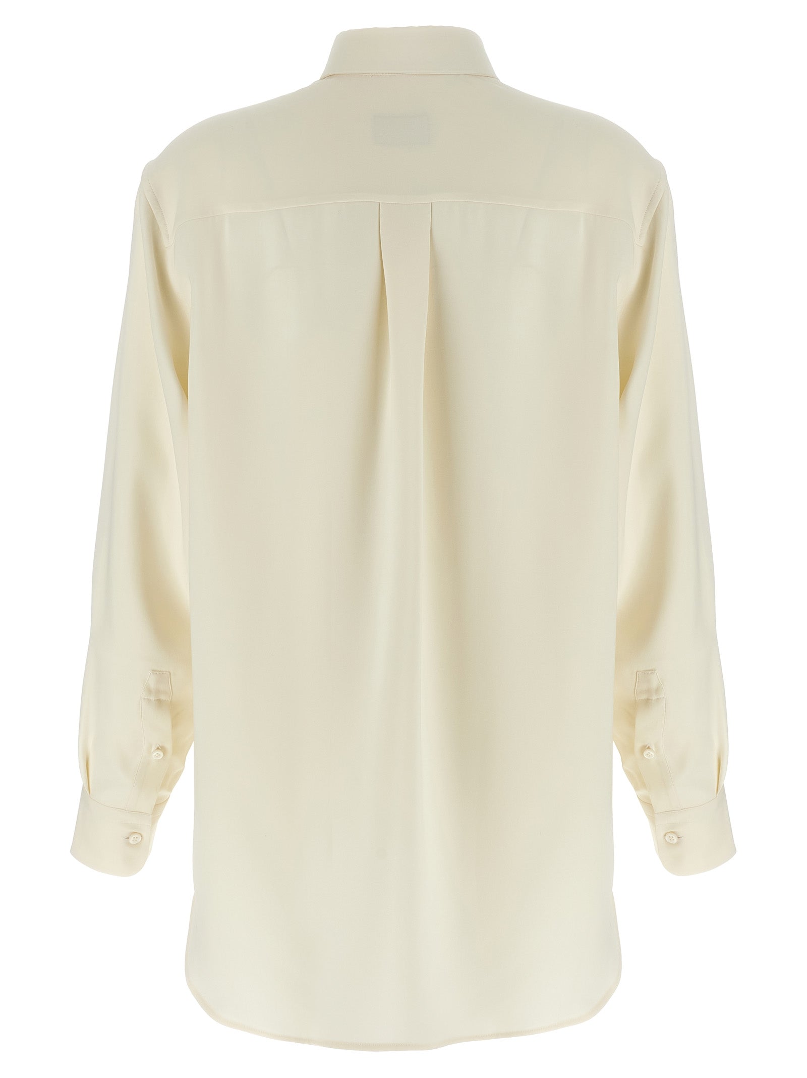 Brioni Seidenbluse in Weiß