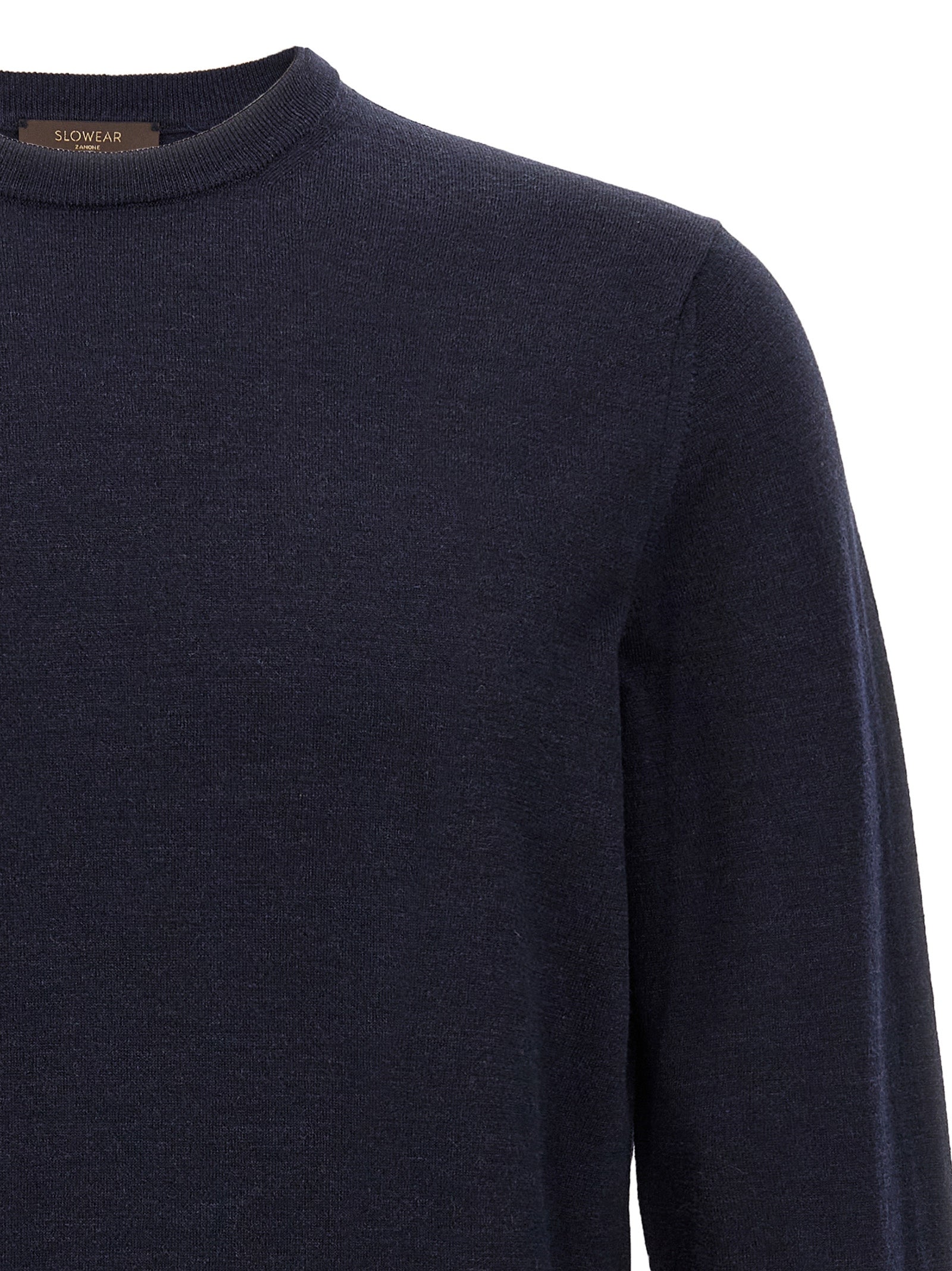 ZANONE Blauer Cardigan aus Schurwolle