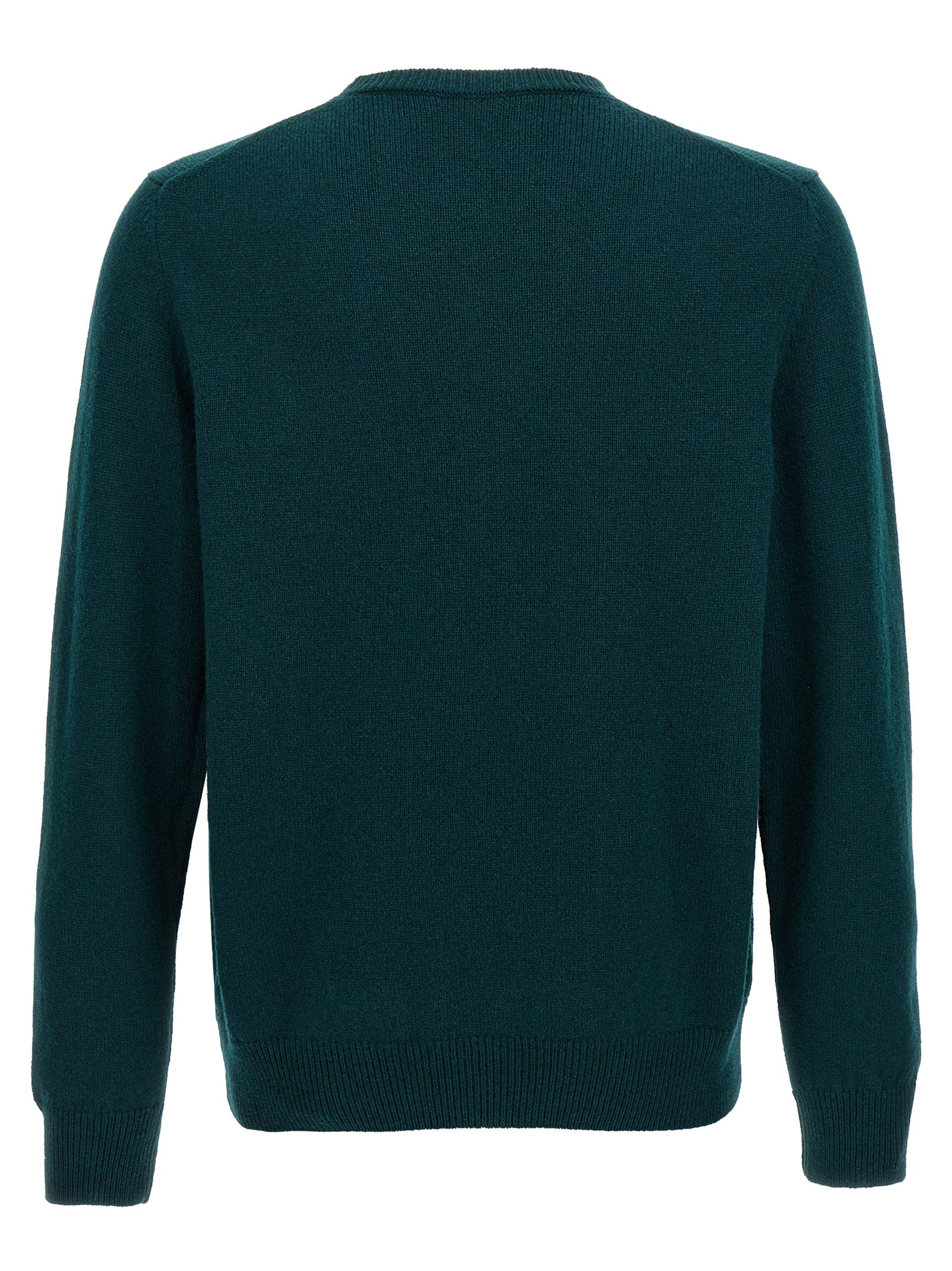 ZANONE Zweifarbige Strickjacke aus reiner Schurwolle
