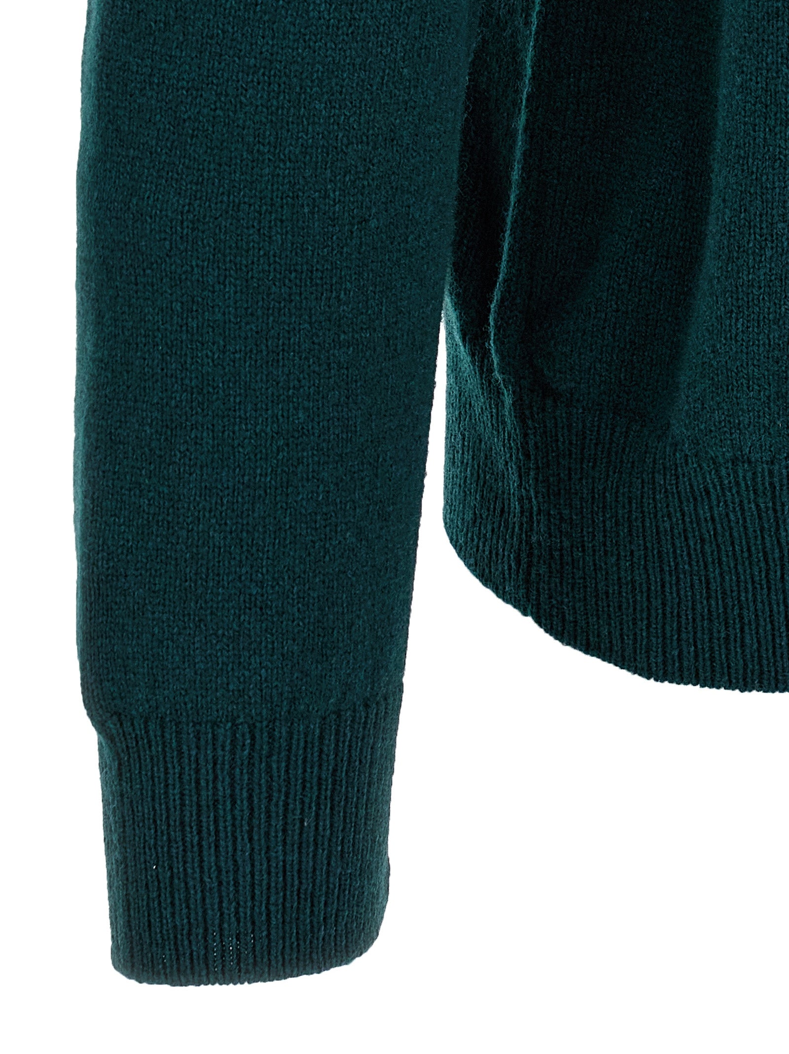 ZANONE Zweifarbige Strickjacke aus reiner Schurwolle