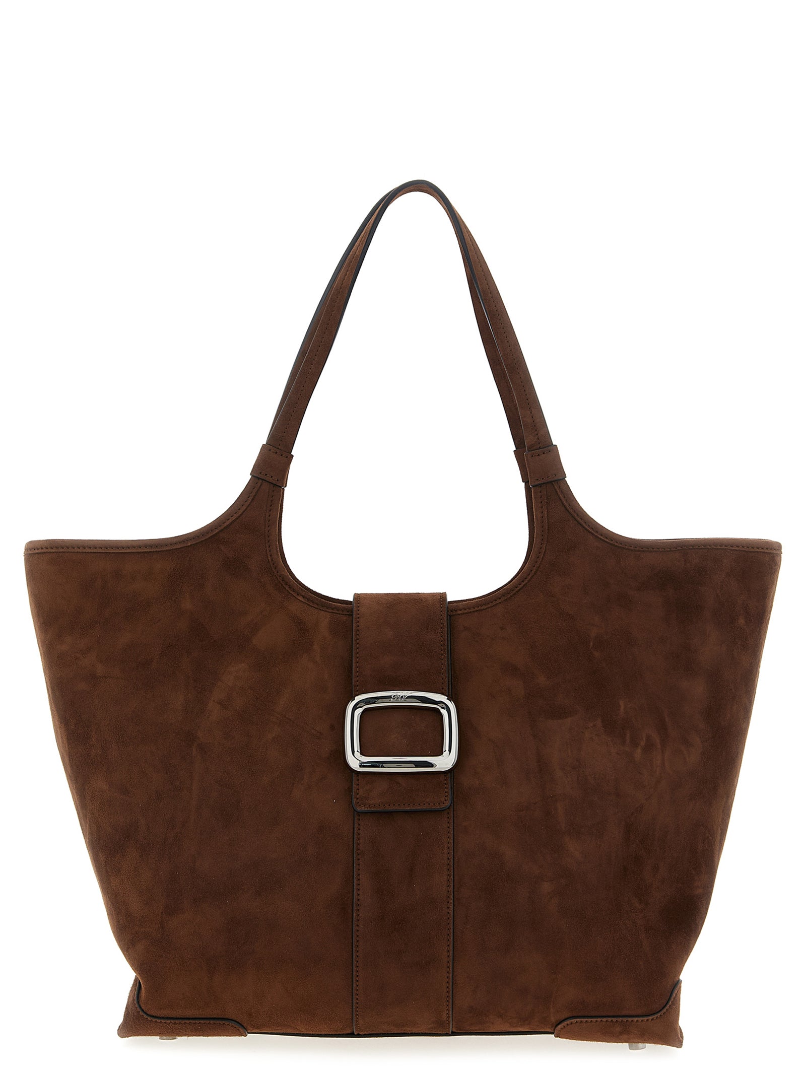 Roger Vivier Braune Ziegenleder-Tasche