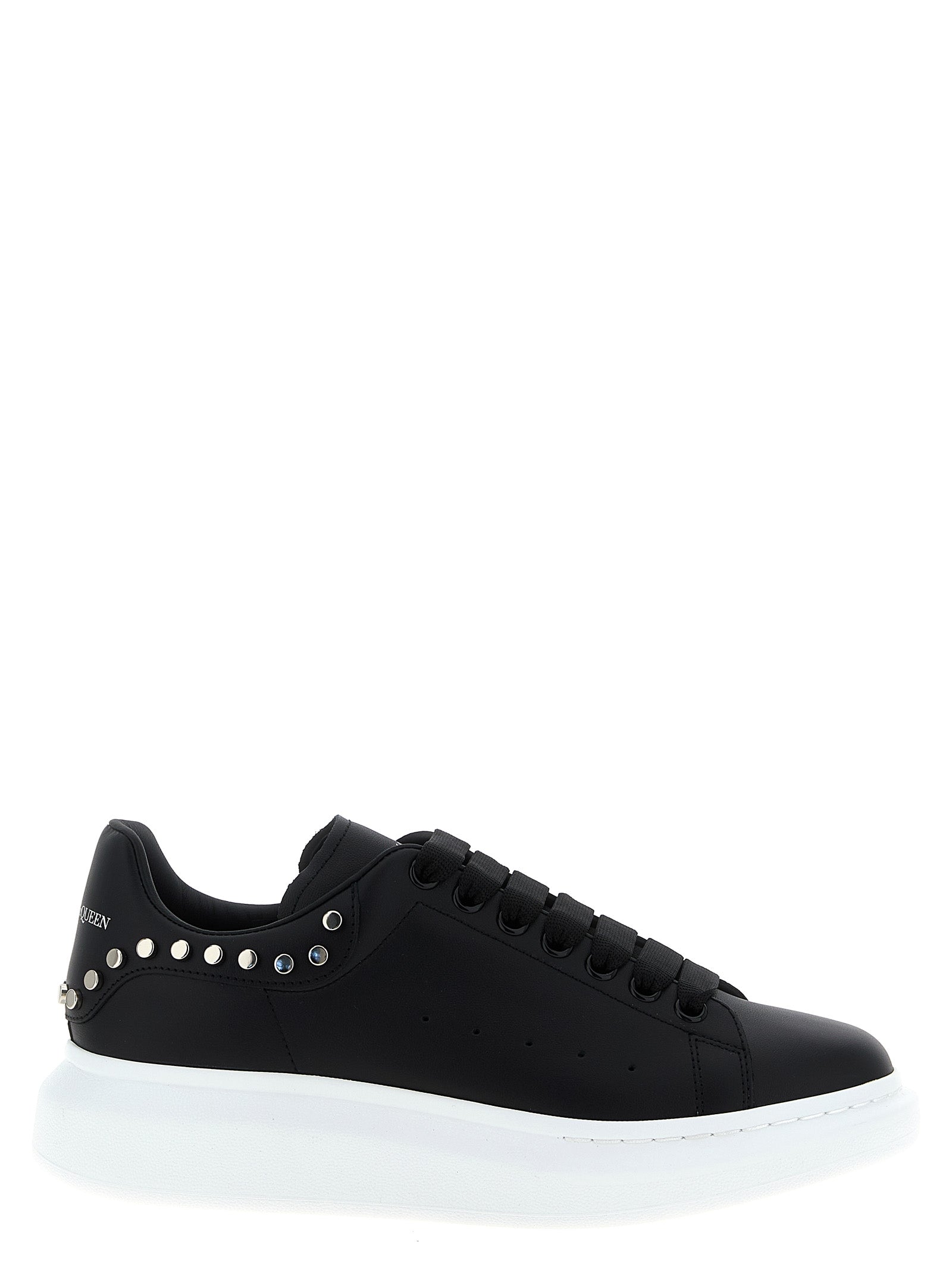 Alexander McQueen Schwarze Kalbsleder Chunky Sneaker