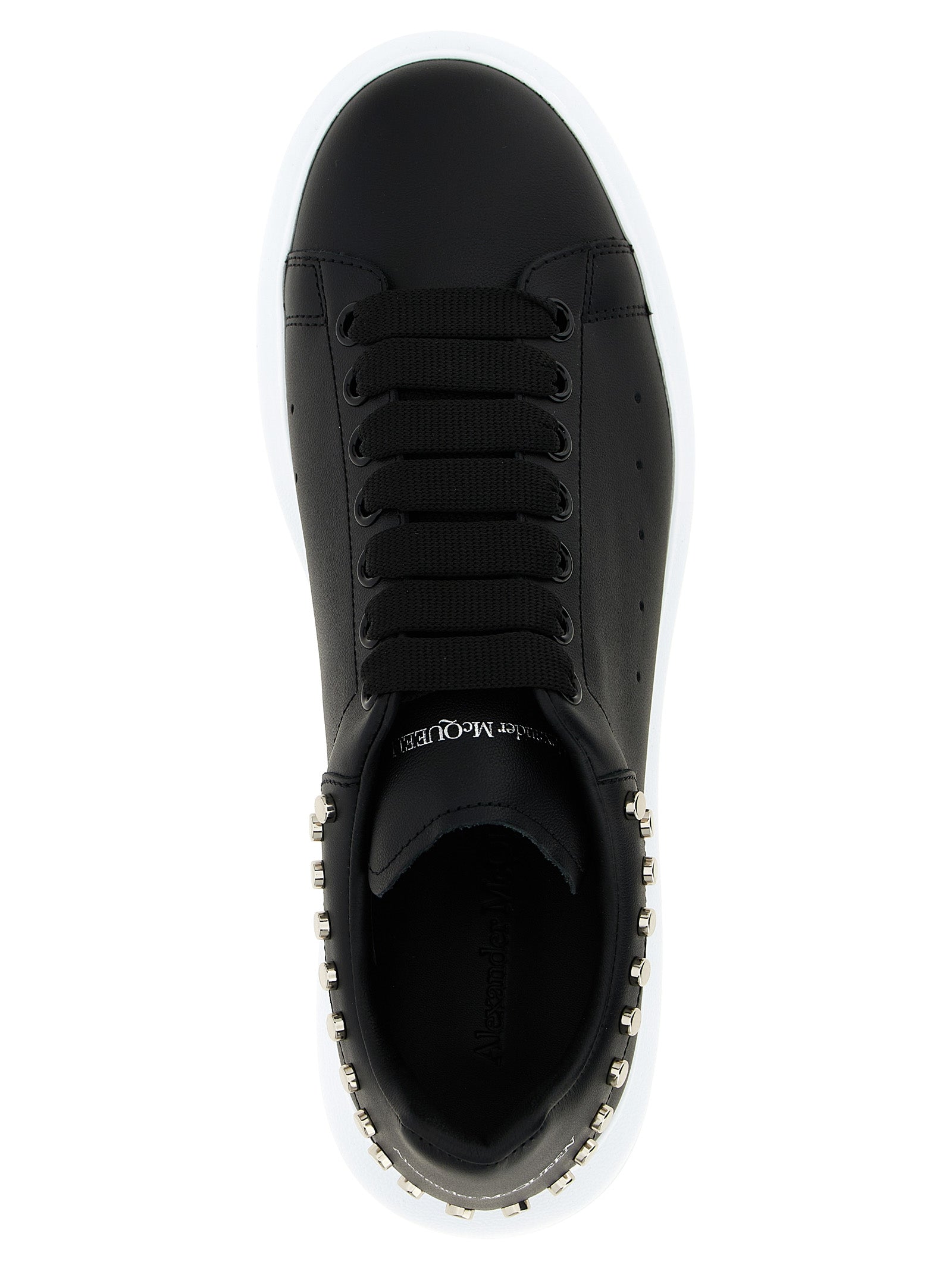 Alexander McQueen Schwarze Kalbsleder Chunky Sneaker