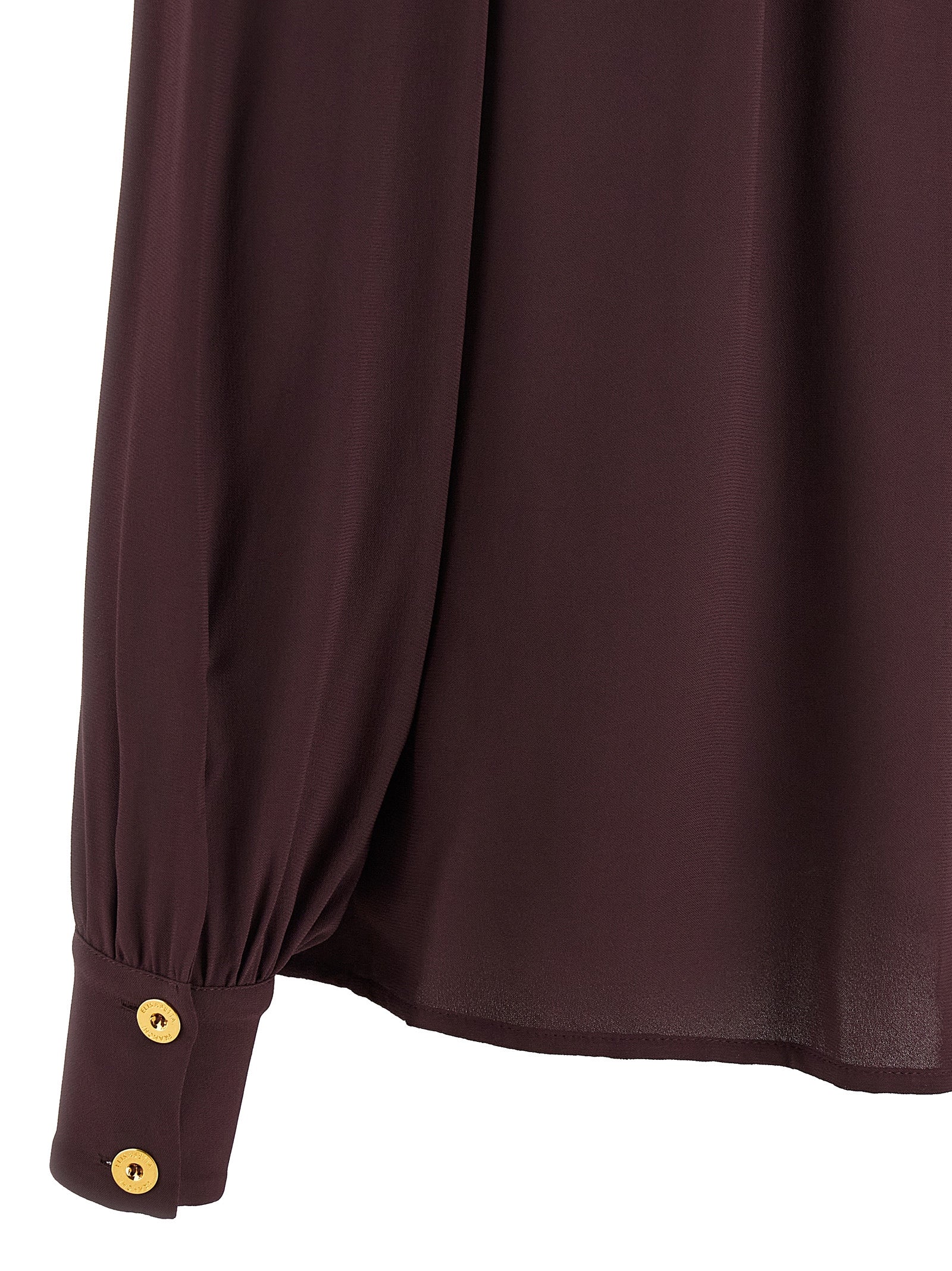 Elisabetta Franchi Lila Viskosebluse
