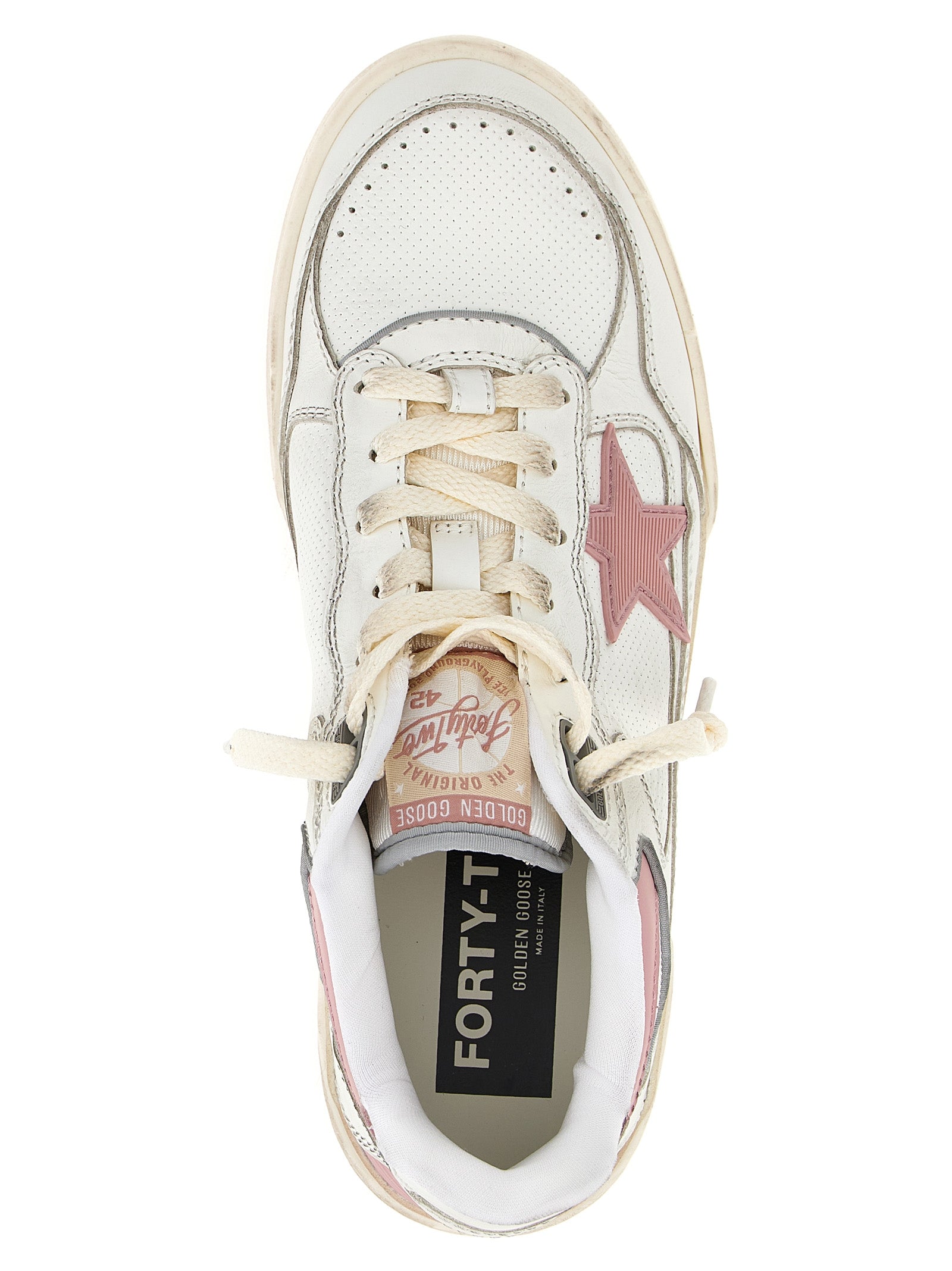 Golden Goose Mehrfarbige Leder-Sneaker im Athletic-Stil