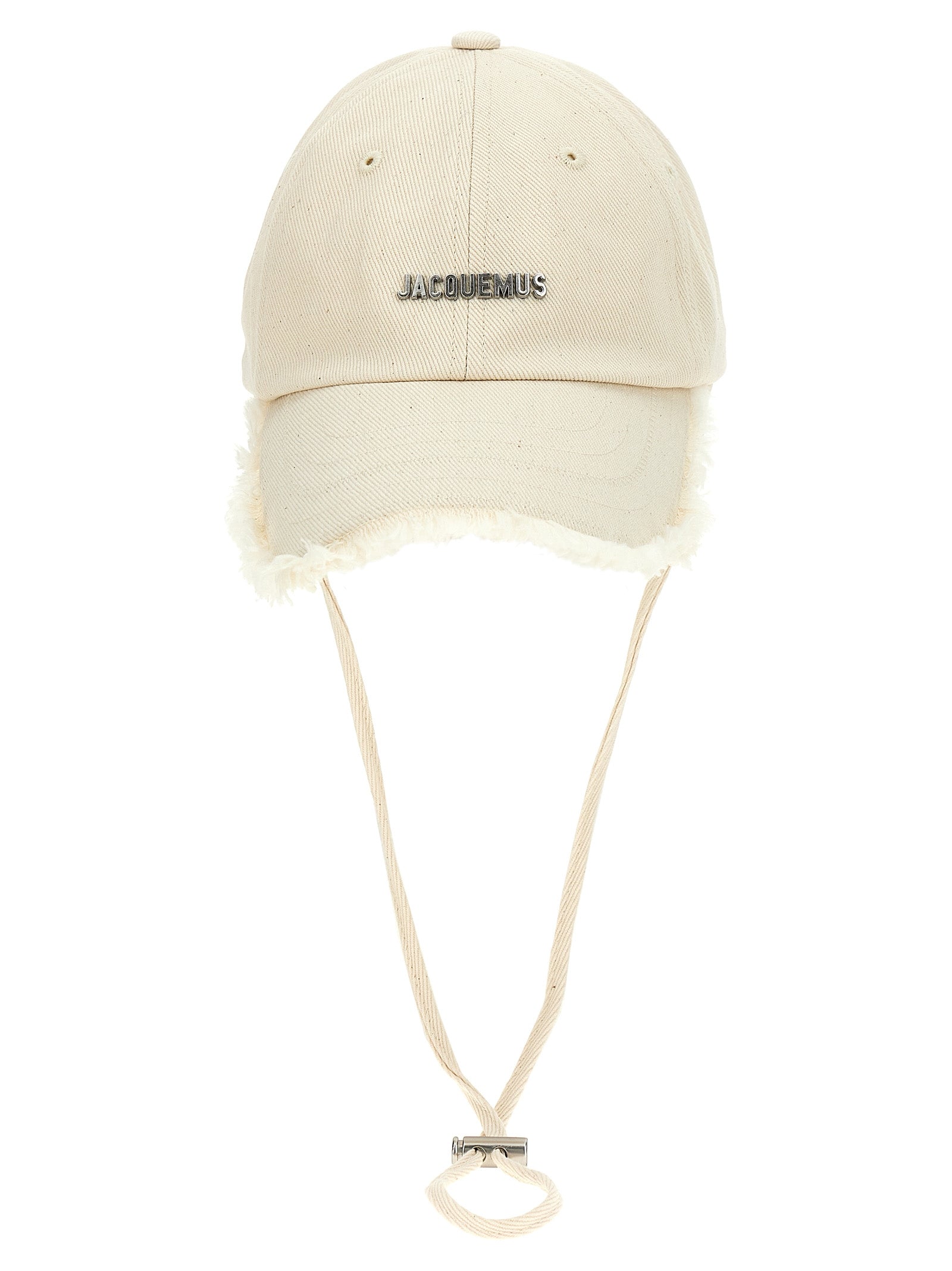 Jacquemus Weiße Baumwollkappe (Baseball Cap)