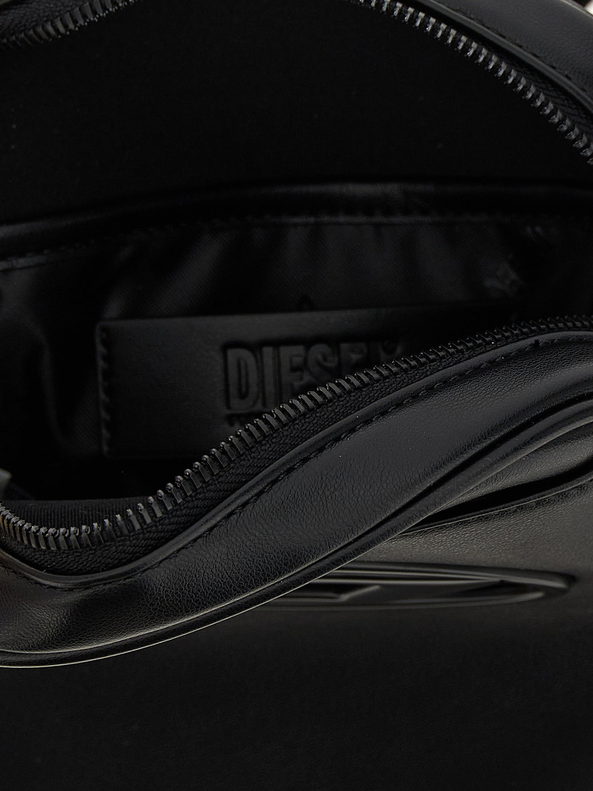 Diesel Schwarze Crossbody-Tasche aus Polyethylen