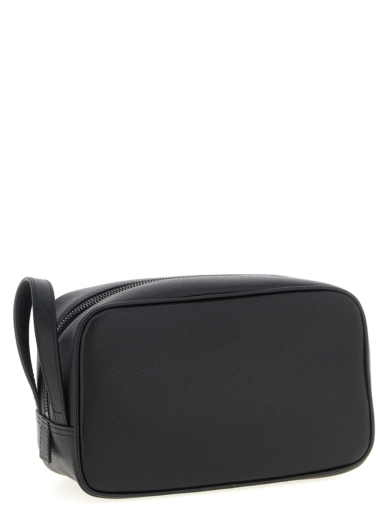 Dolce & Gabbana Schwarze Kalbsleder-Geldbörse