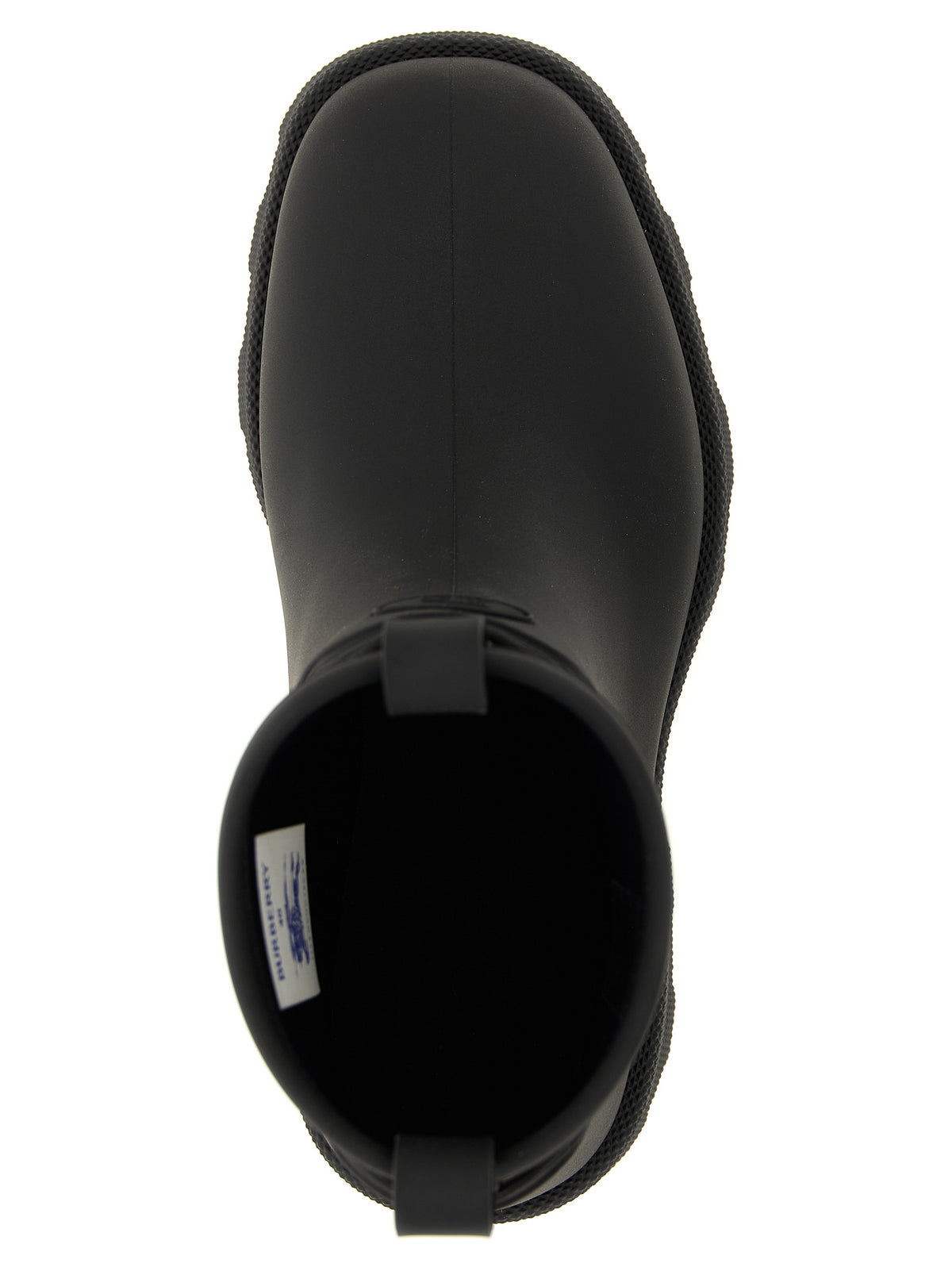 Burberry Schwarze Gummistiefeletten