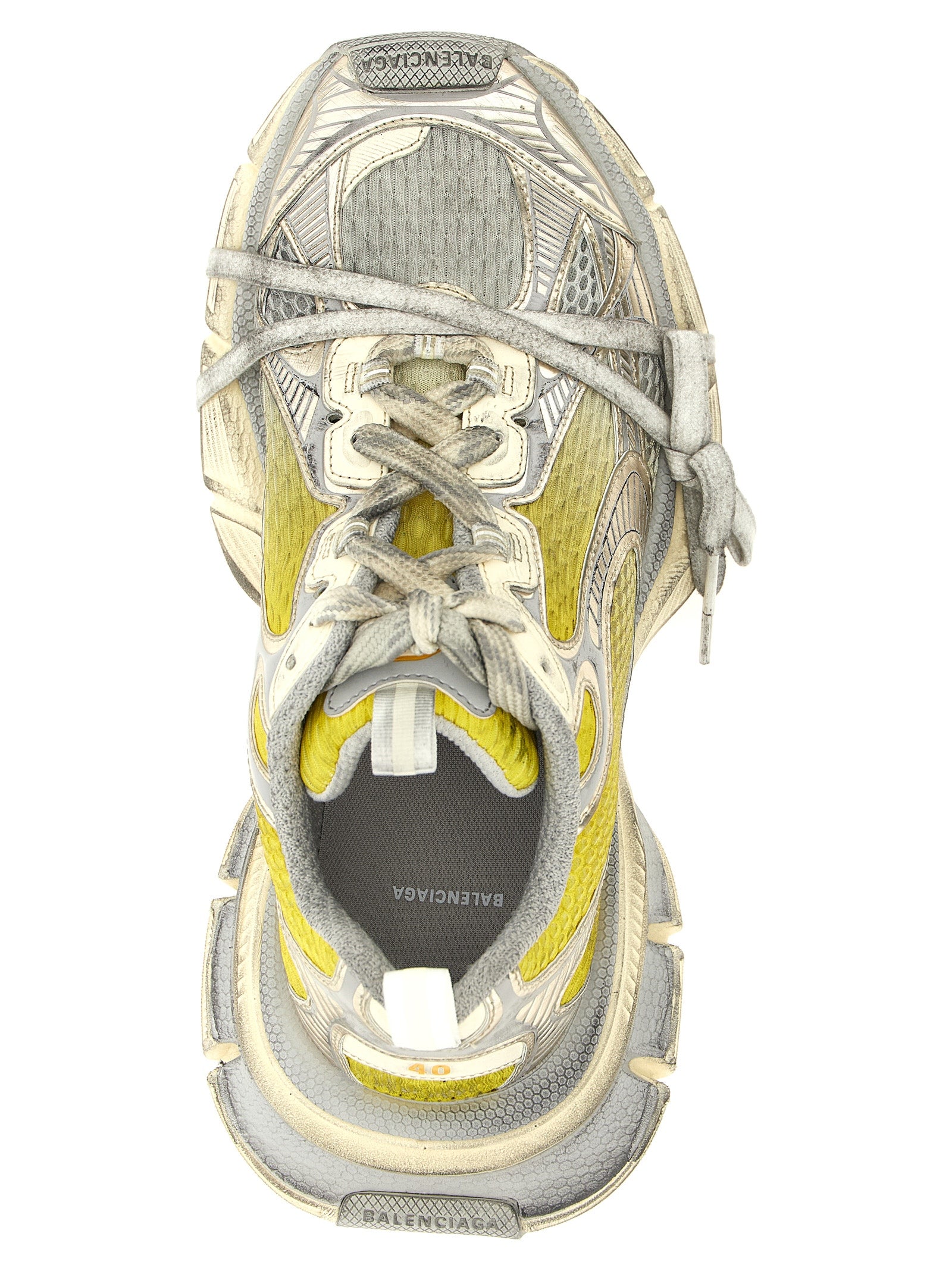 Balenciaga Zweifarbige Sneaker aus Polyethylen im Athletic-Stil