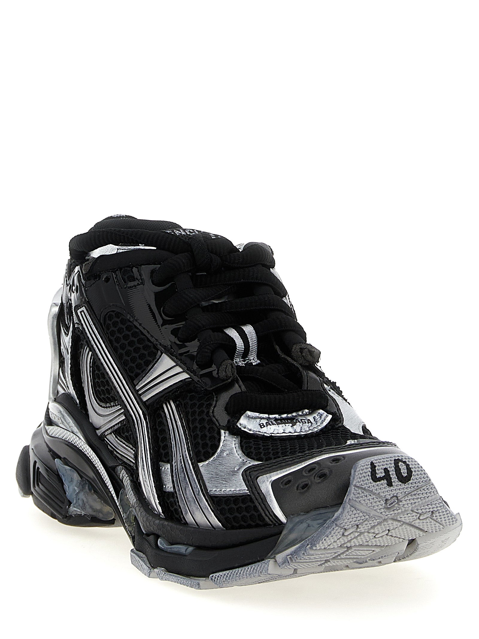 Balenciaga Schwarze Sneaker aus Polyethylen