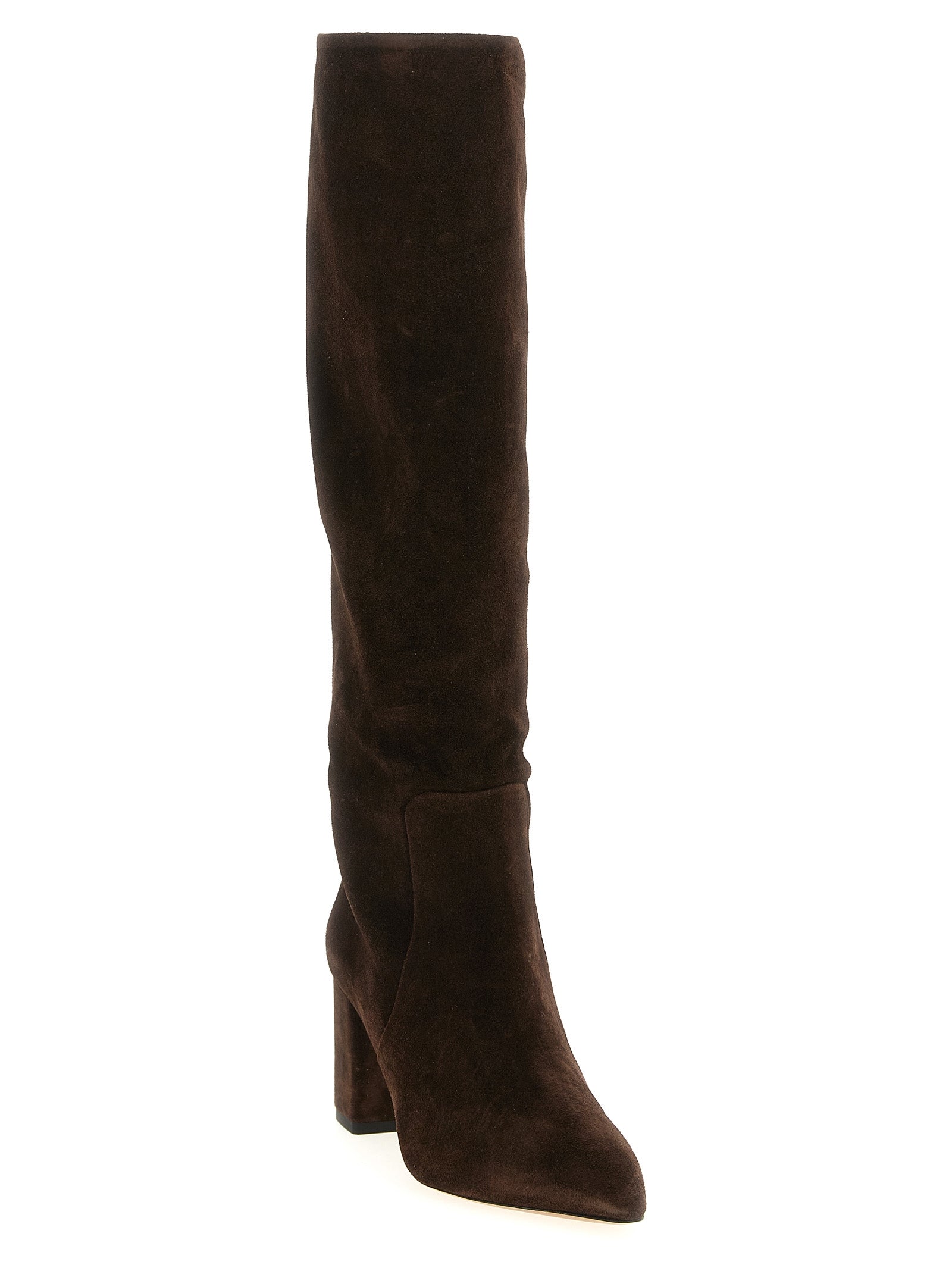 Paris Texas Braun Kalbsleder Overknee-Stiefel