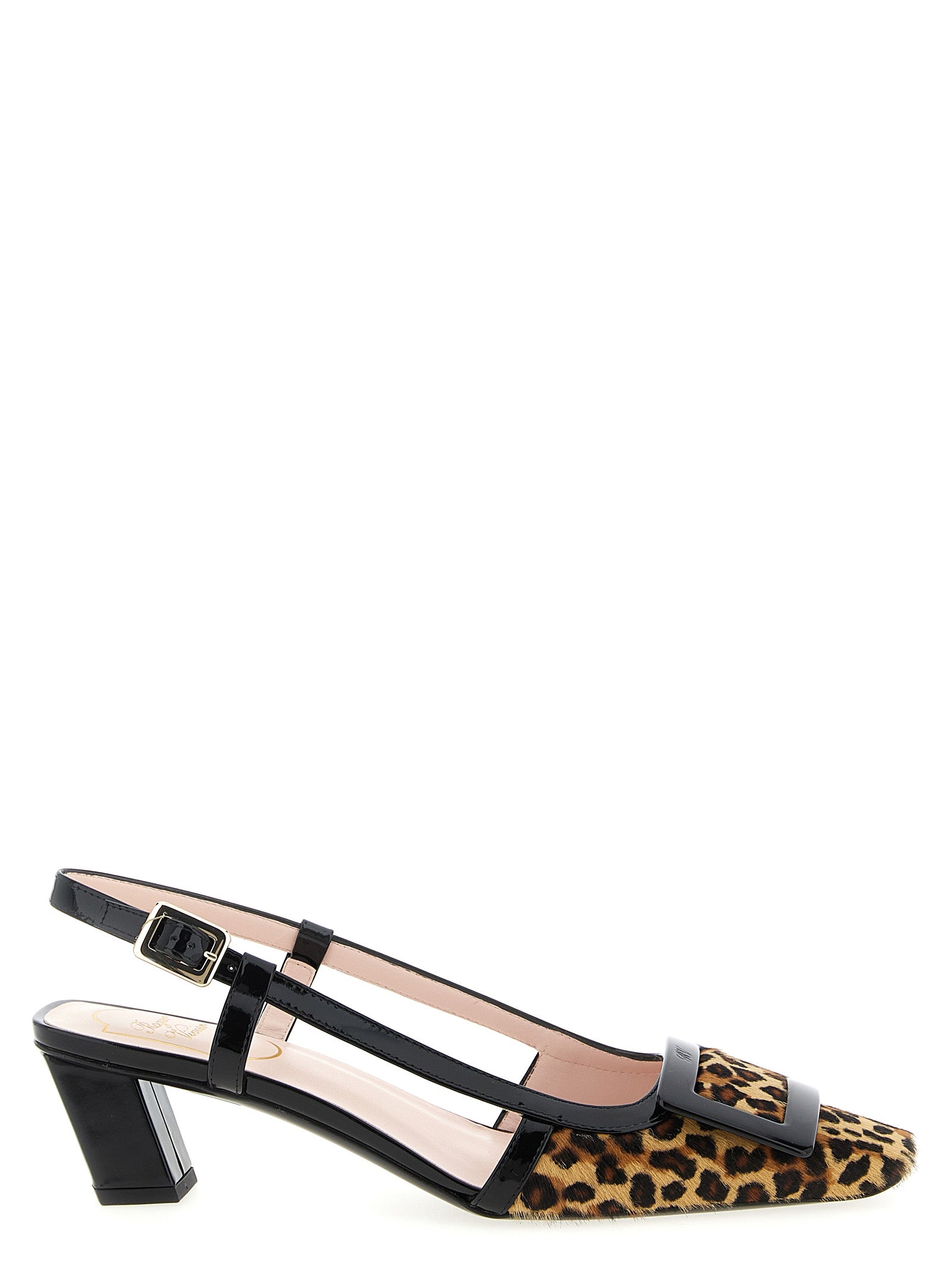 Roger Vivier Midi-Pumps aus mehrfarbigem Kalbsleder