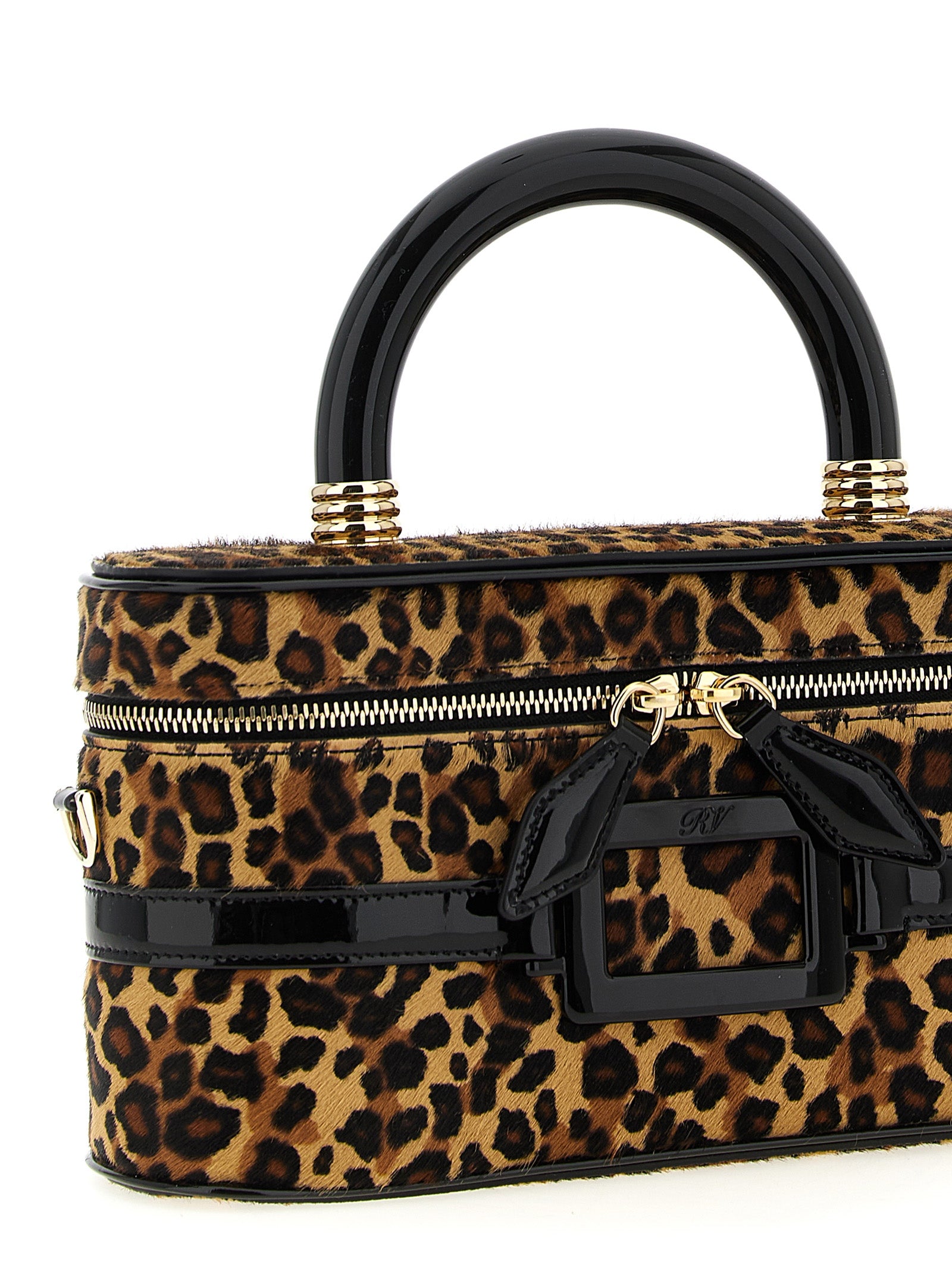 Roger Vivier Handtasche aus mehrfarbigem Kalbsleder