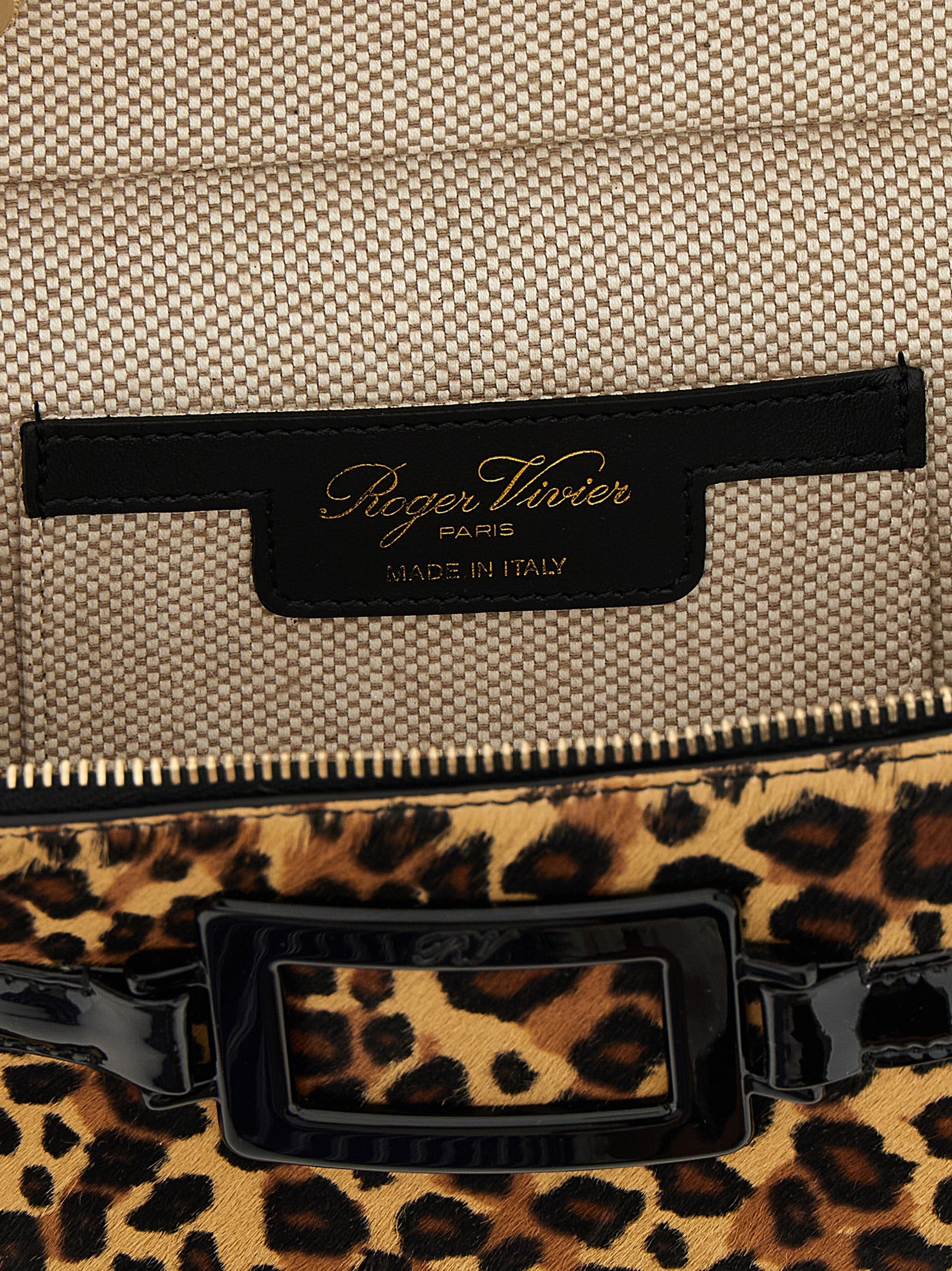 Roger Vivier Handtasche aus mehrfarbigem Kalbsleder