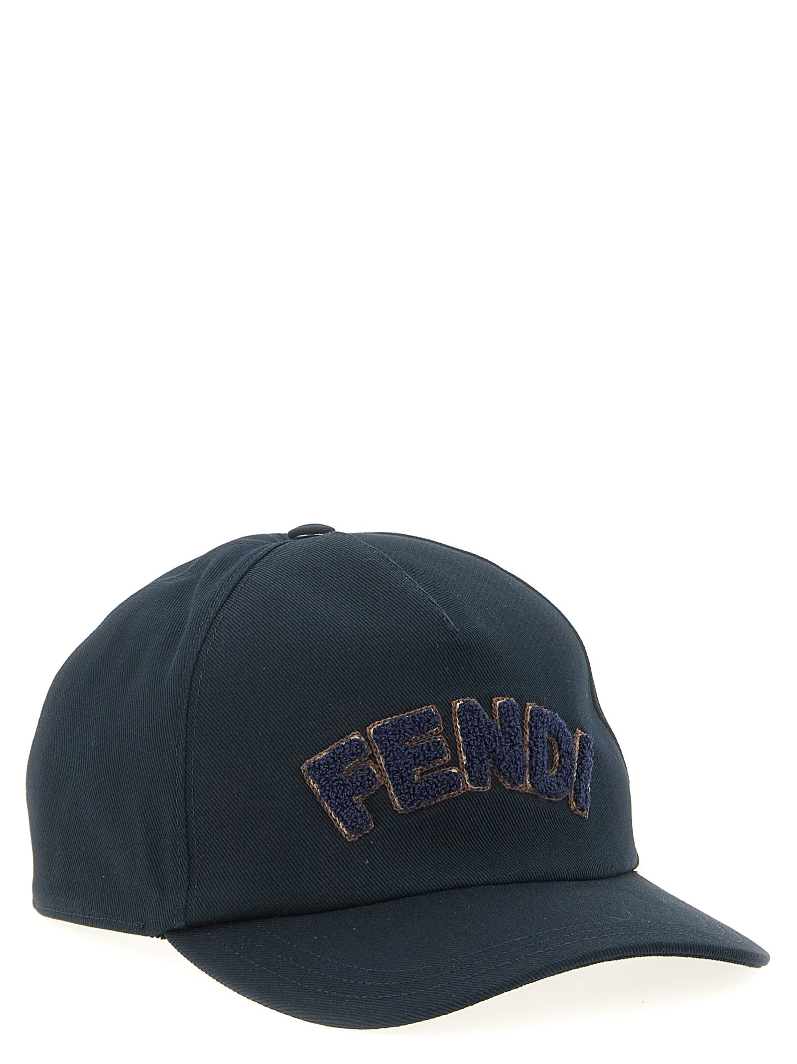 Fendi Blaue Baumwollkappe (Baseball Cap)