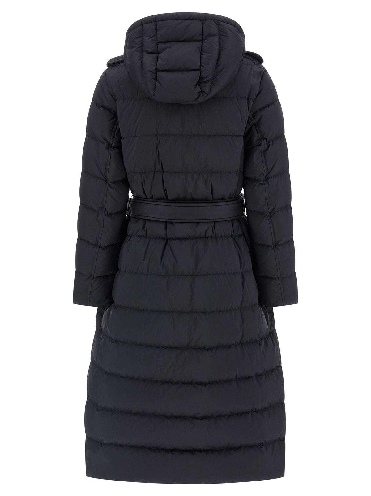 Burberry Schwarzer Polyamid-Mantel