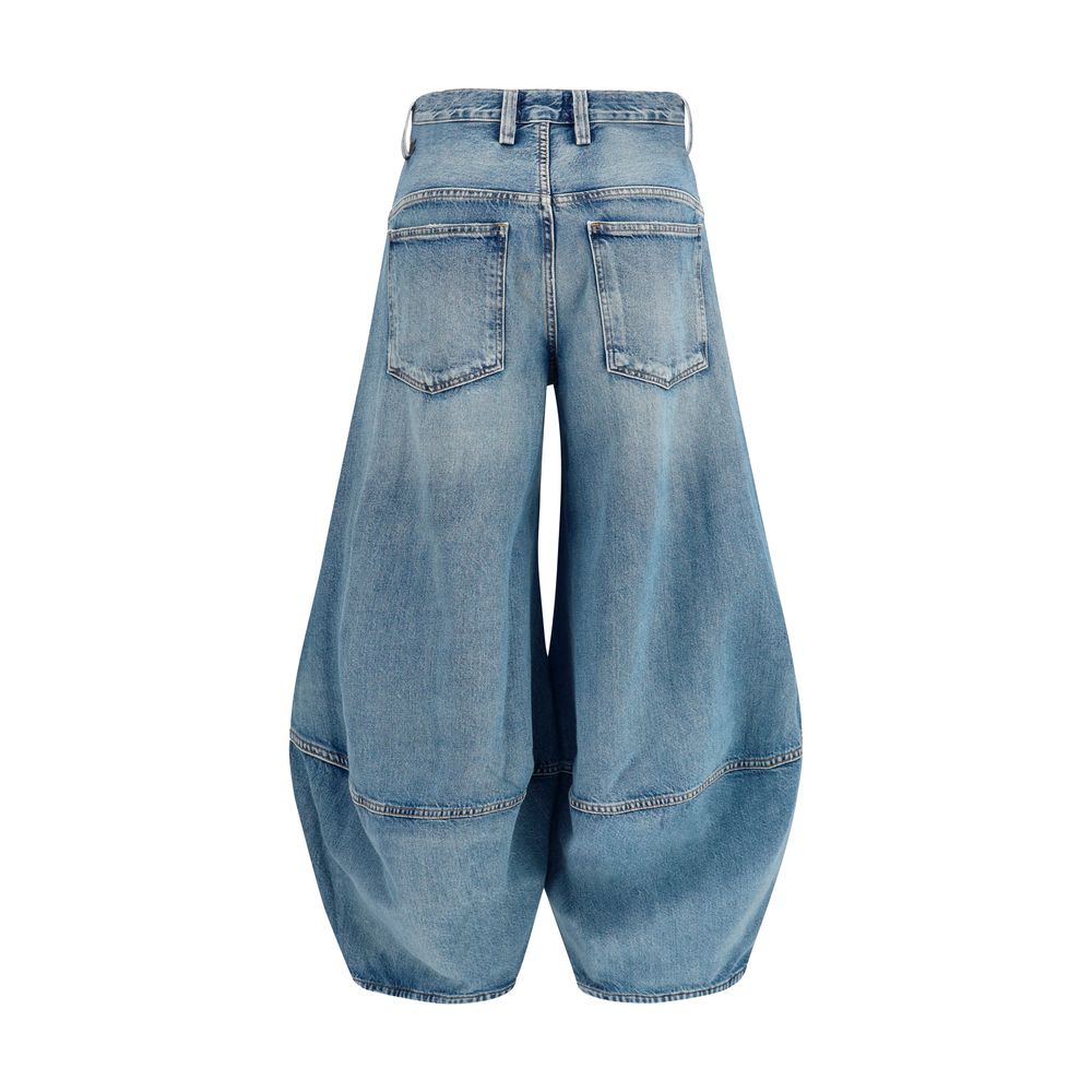 Agolde Blaue Baumwolljeans im Relaxed Fit