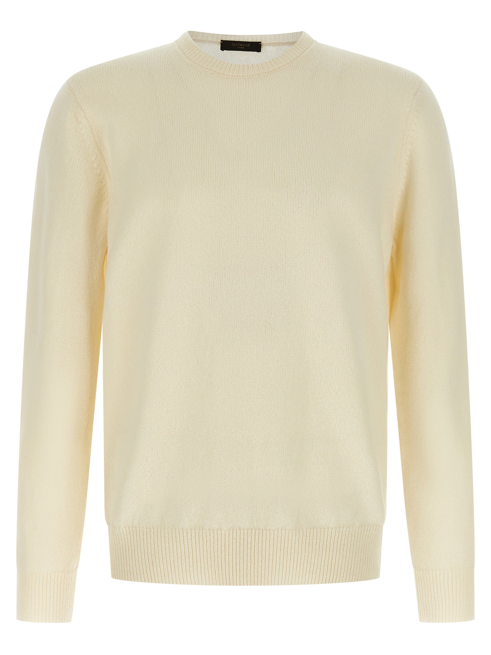ZANONE Weiße Strickjacke aus reiner Schurwolle