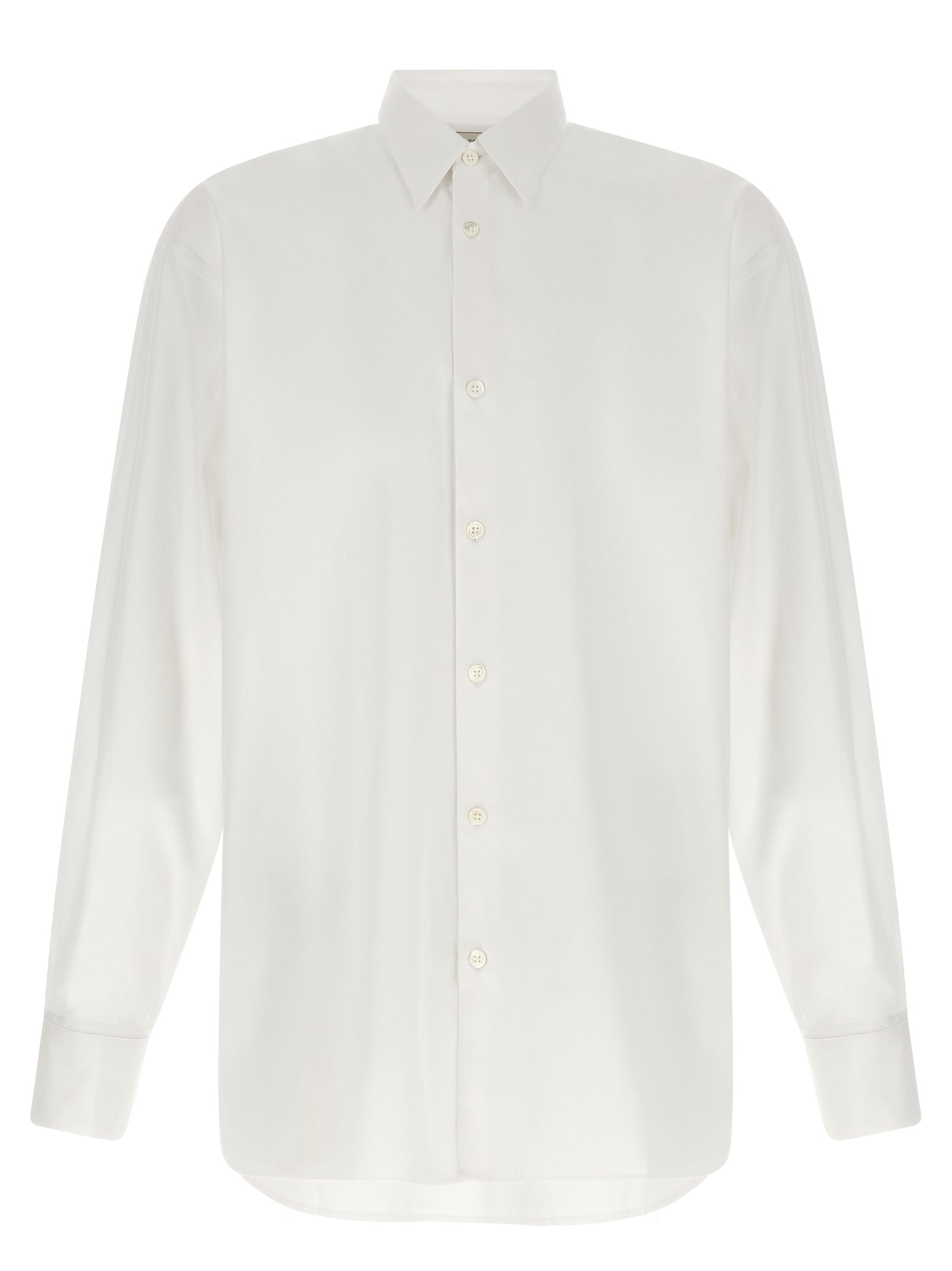 Dries Van Noten Weiße Baumwollbluse