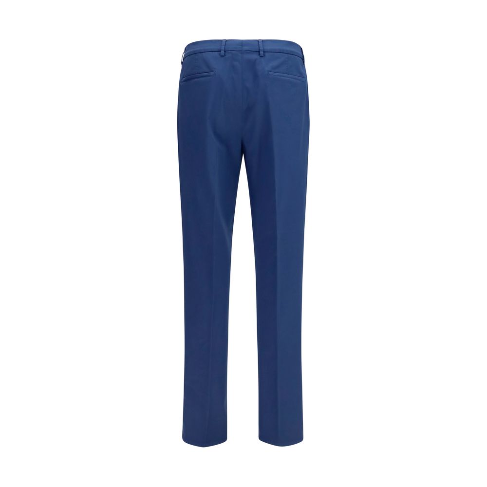 Brunello Cucinelli Blaue Baumwoll-Chino-Hose