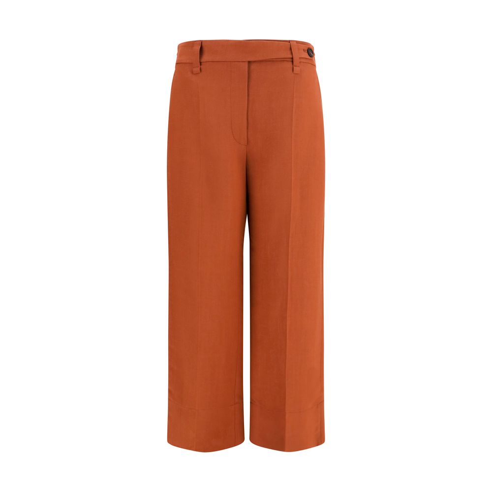Brunello Cucinelli Braune Viskose-Freizeithose