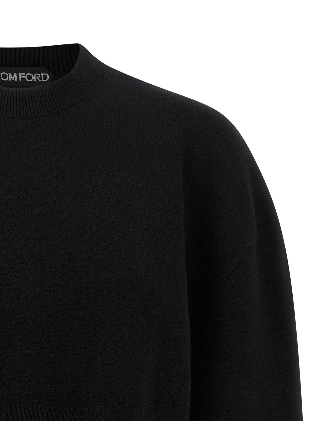 Tom Ford Schwarzer Cardigan aus Schurwolle