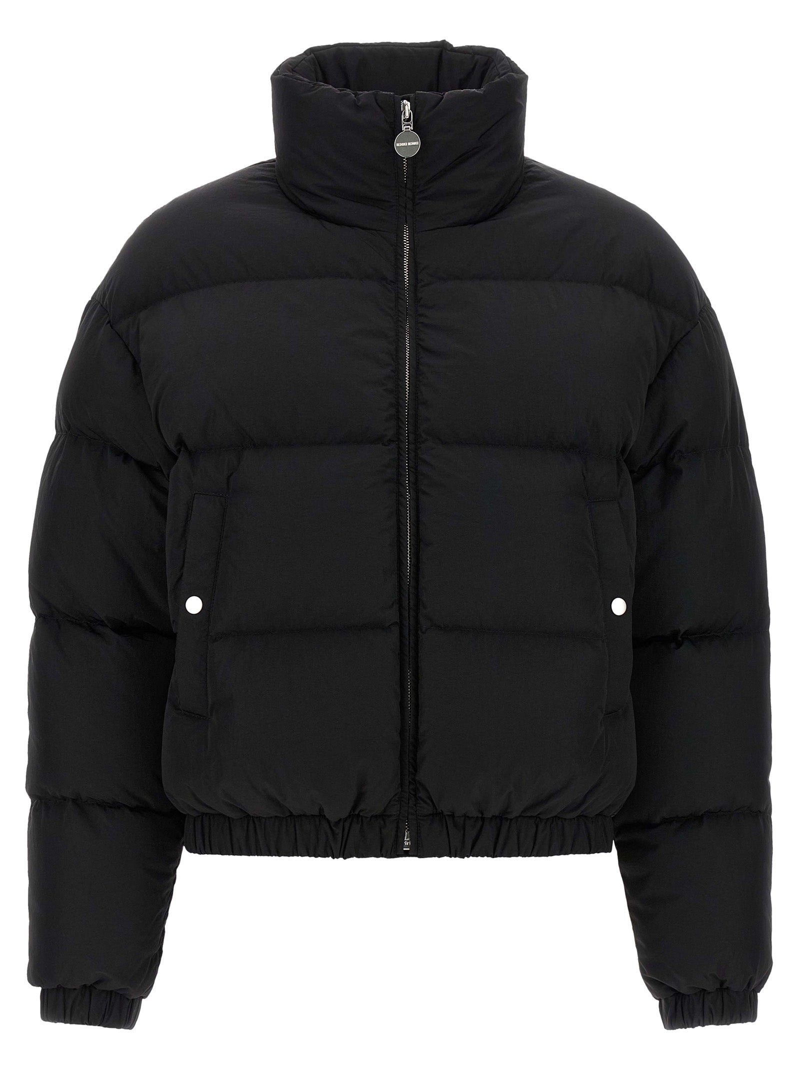 IENKI IENKI Schwarze Nylon-Jacke in voller Länge