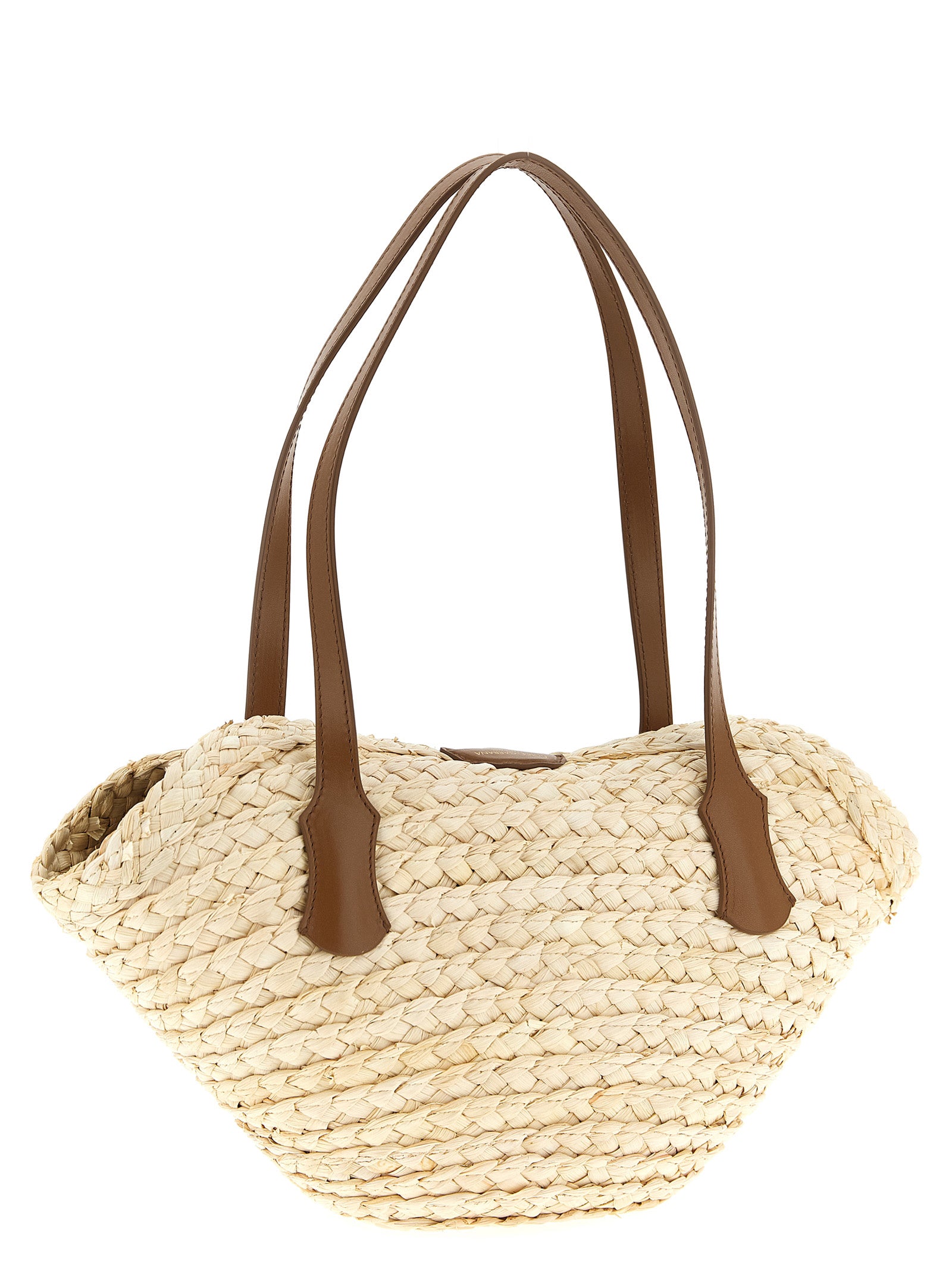 Dolce & Gabbana Beige Kork Schultertasche