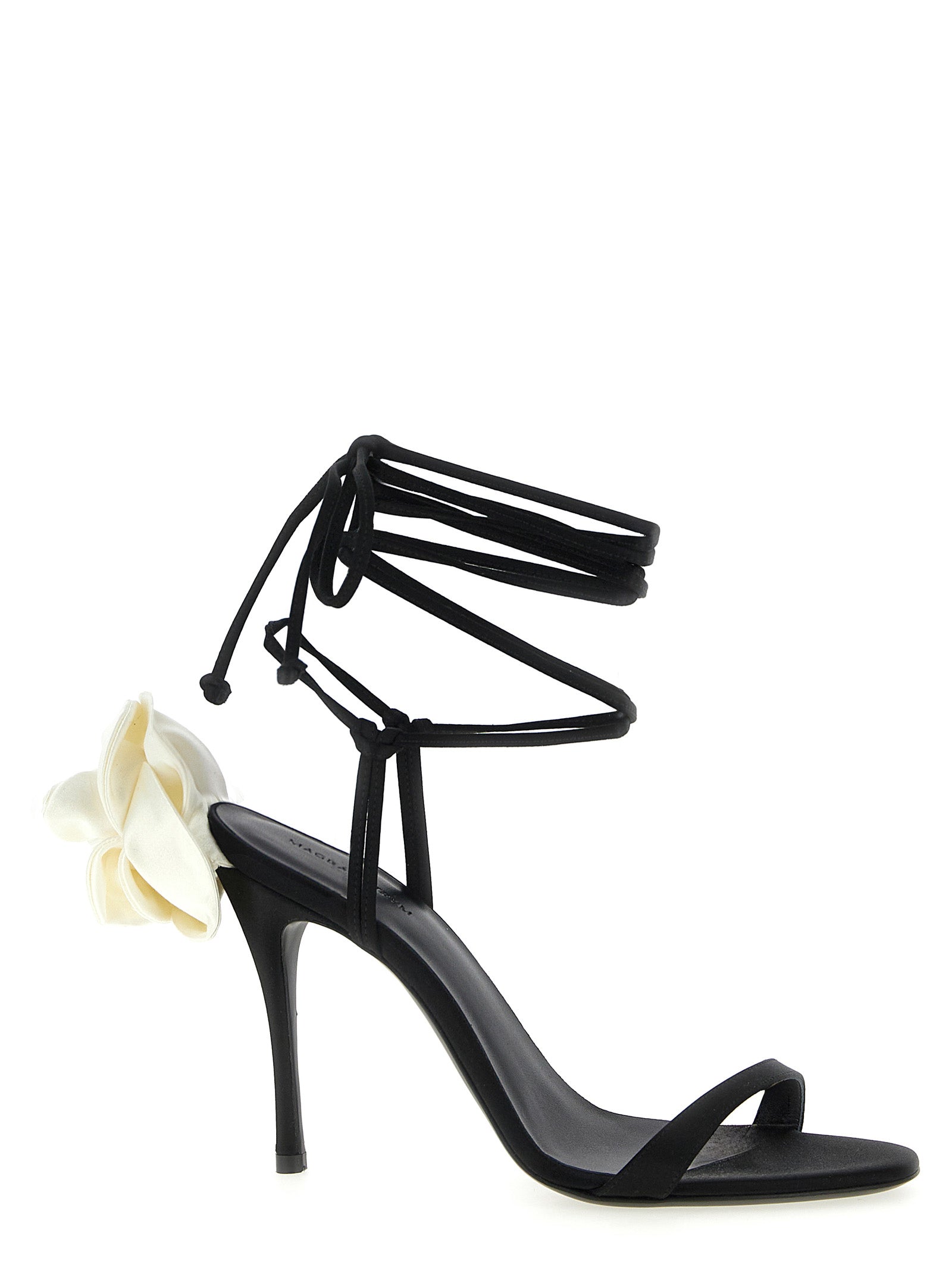 Magda Butrym Zweifarbige Stiletto-Sandalen aus Viskose