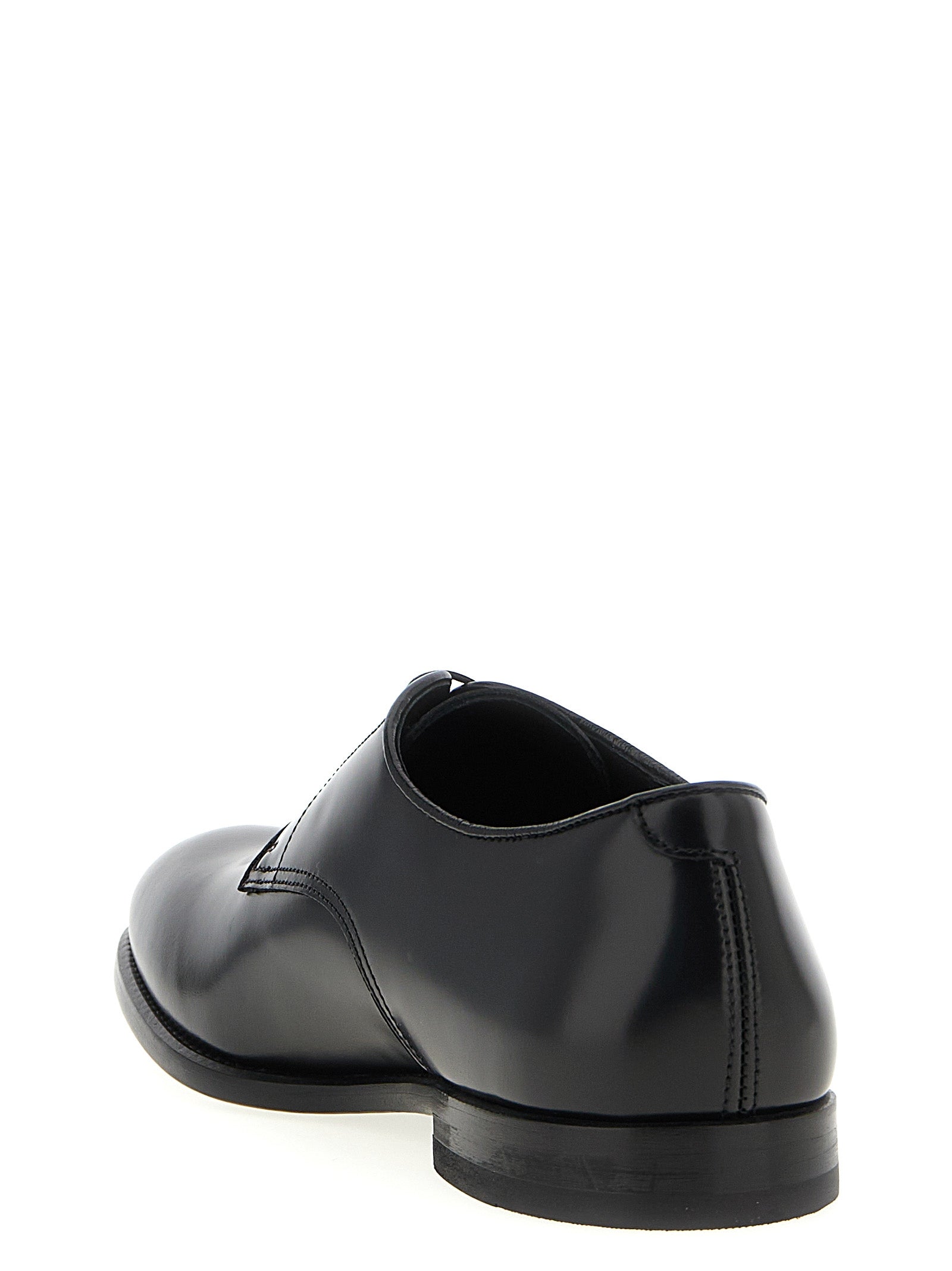 Doucal's Schwarze Oxford- und Derby-Schuhe aus Kalbsleder