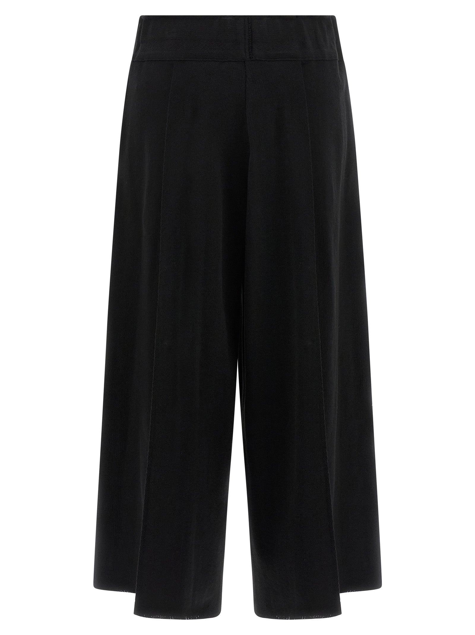 Issey Miyake Schwarze Baumwoll-Freizeithose