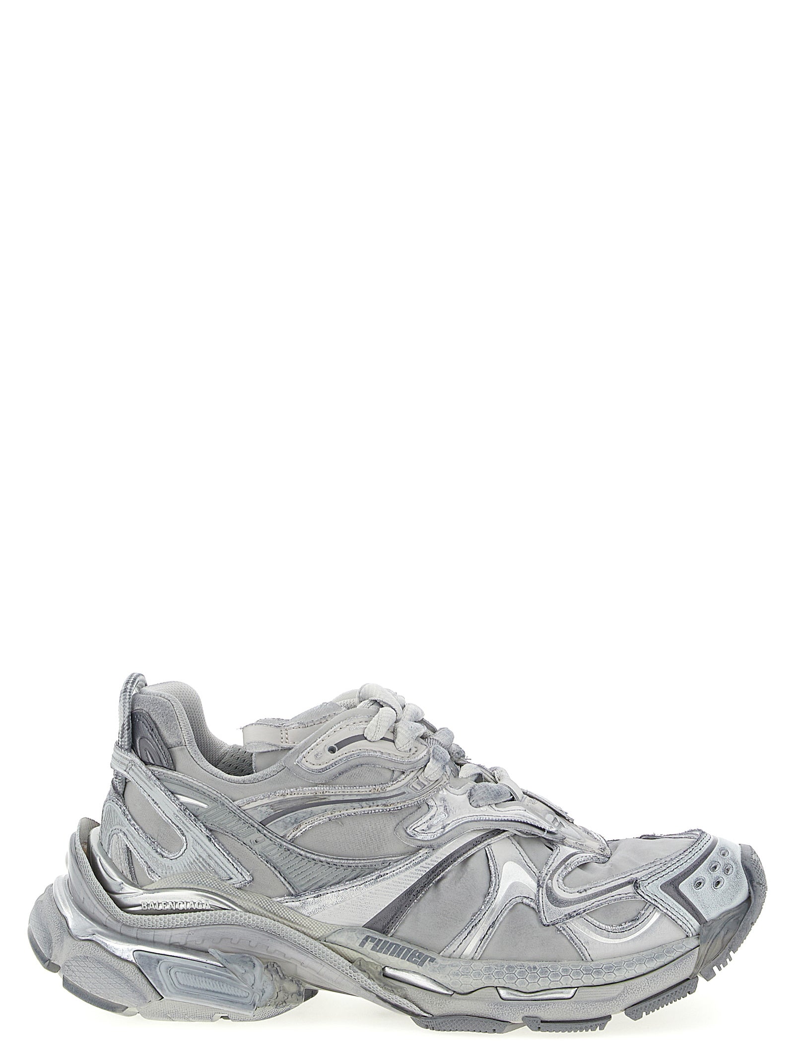 Balenciaga Graue Sneaker aus Polyethylen im Athletic-Stil