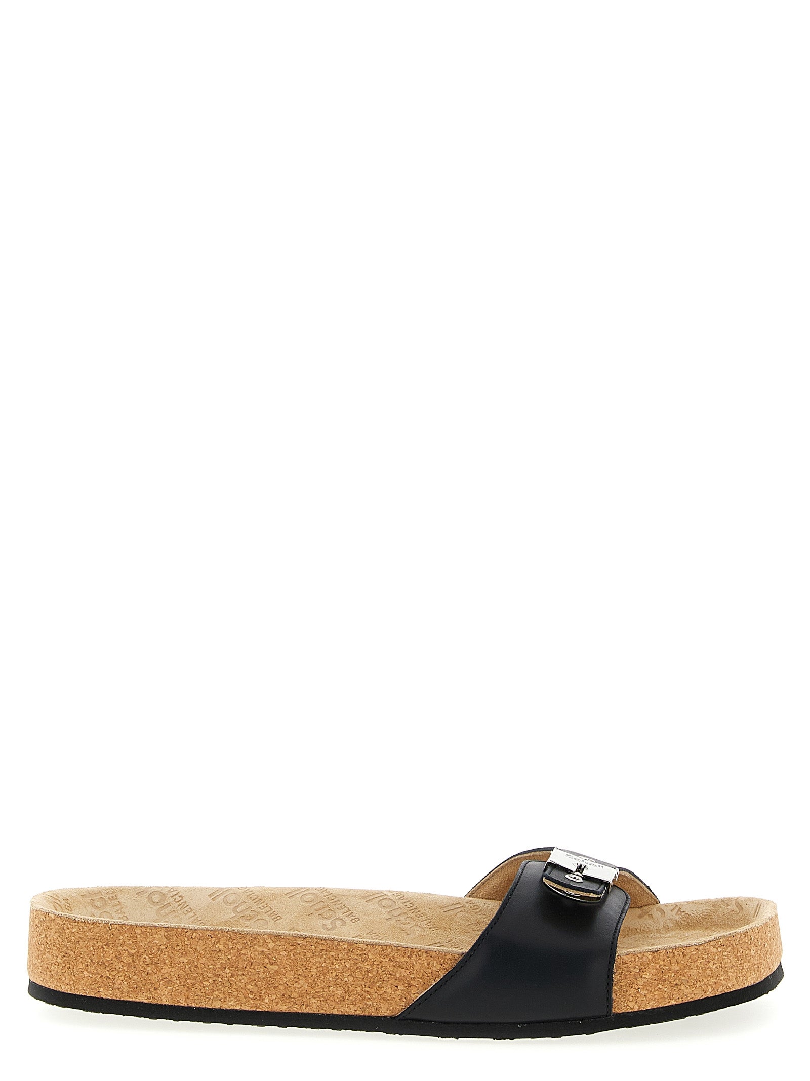 Balenciaga Schwarze Kalbsleder-Slipper
