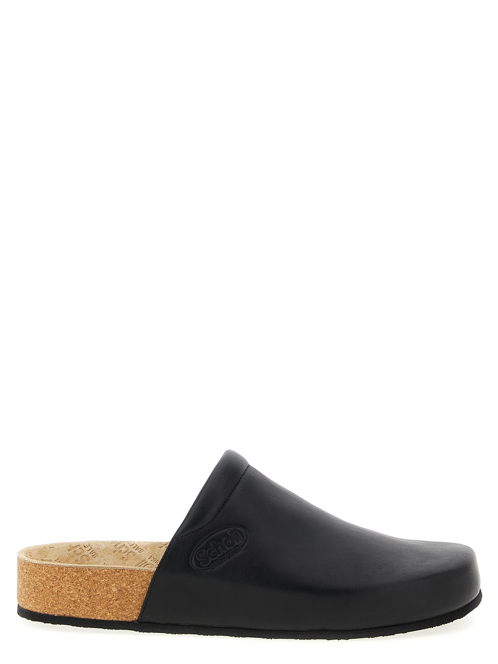 Balenciaga Schwarze Clogs aus Kalbsleder