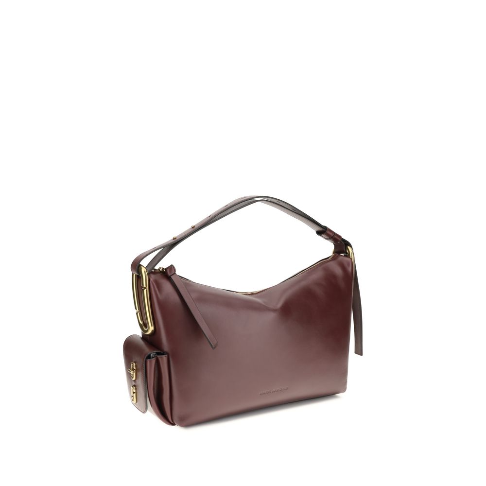 Marc Jacobs Burgundy Calf Leather Bos Taurus Handbag