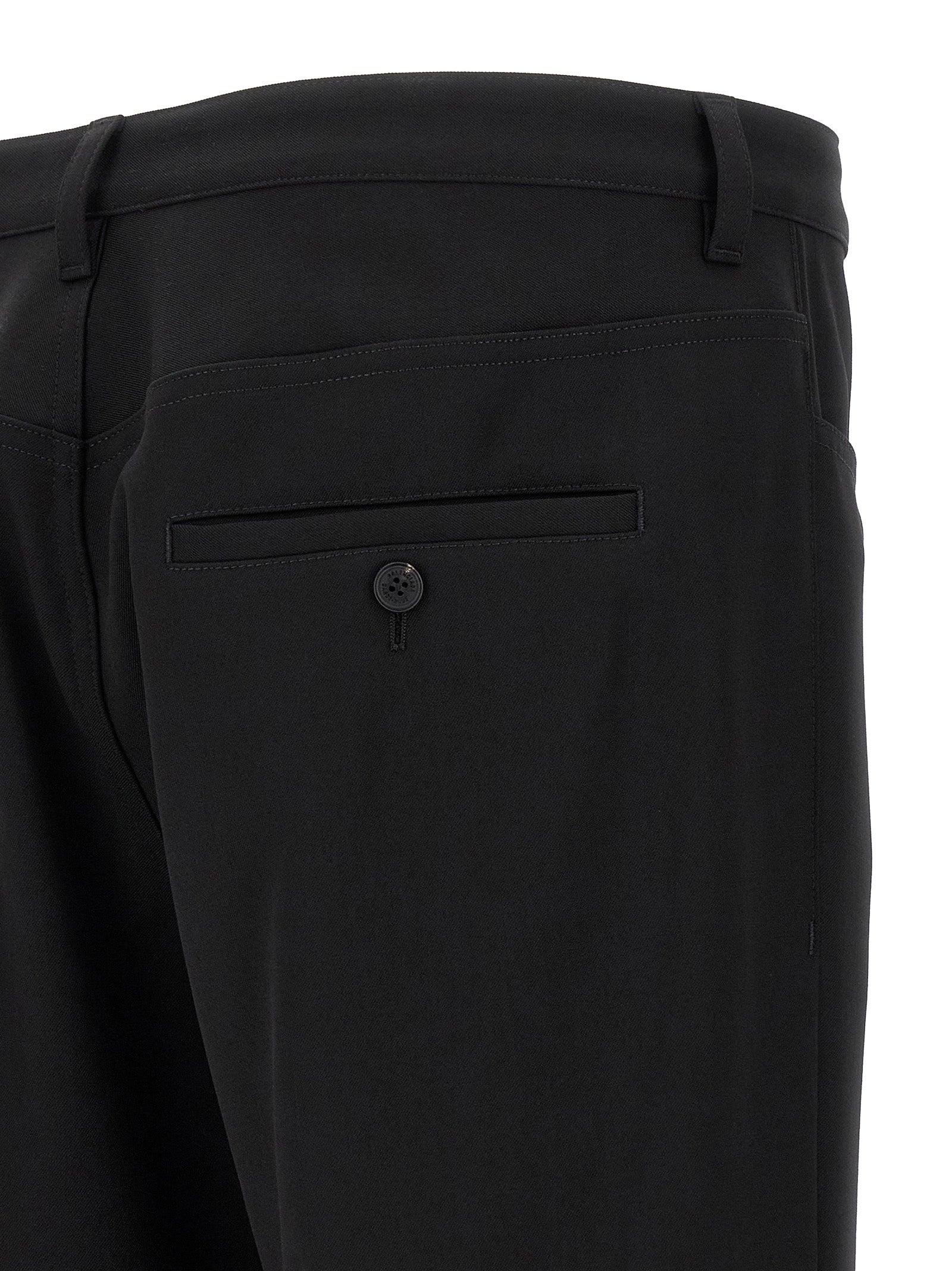 Balenciaga Schwarze Wollhose