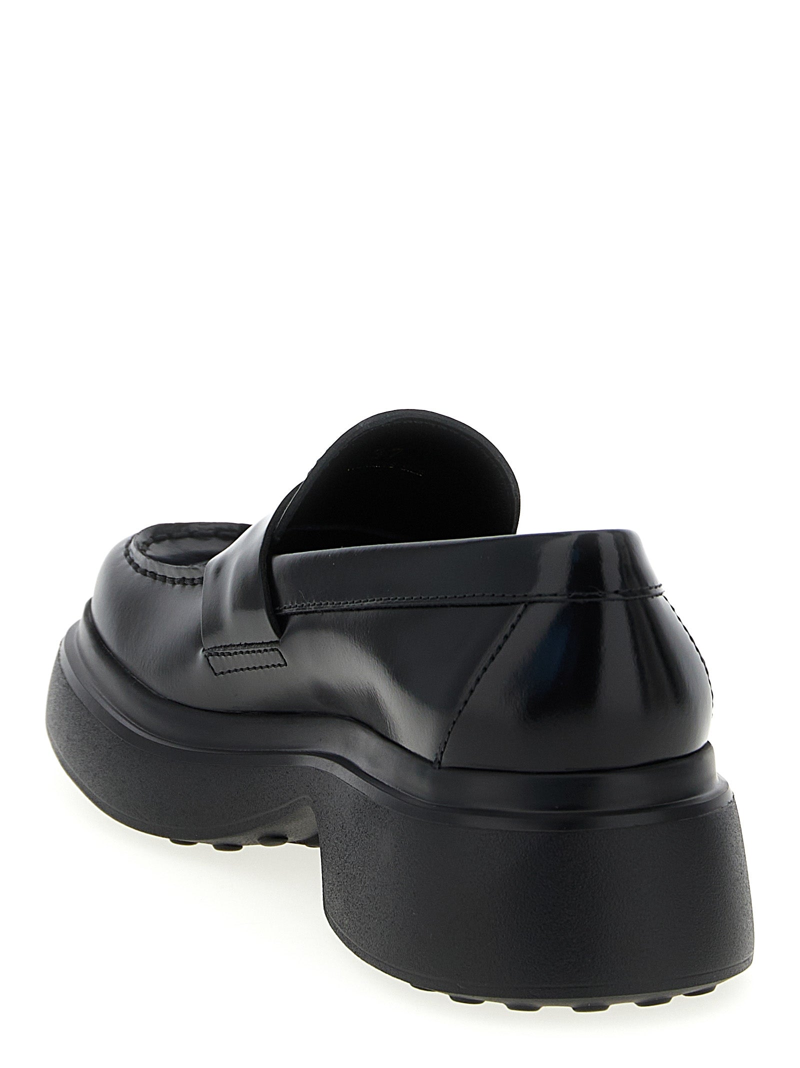 Tod's Schwarze Loafer aus Kalbsleder zum Hineinschlüpfen