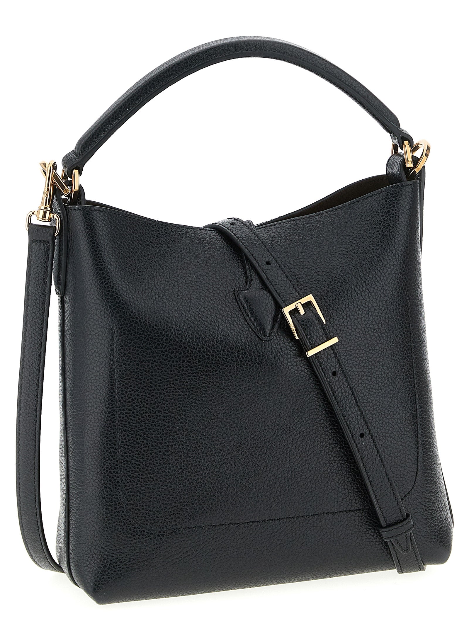 Tod's Schwarze Kalbsleder-Handtasche