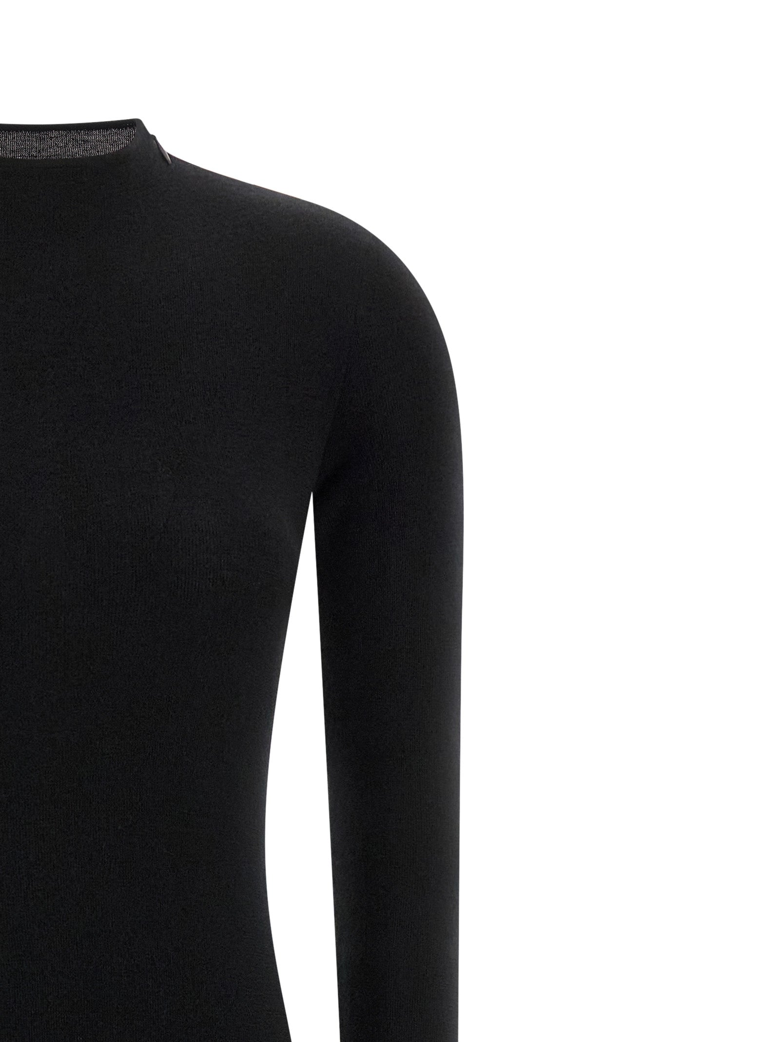 Tom Ford Langes schwarzes Kaschmirkleid