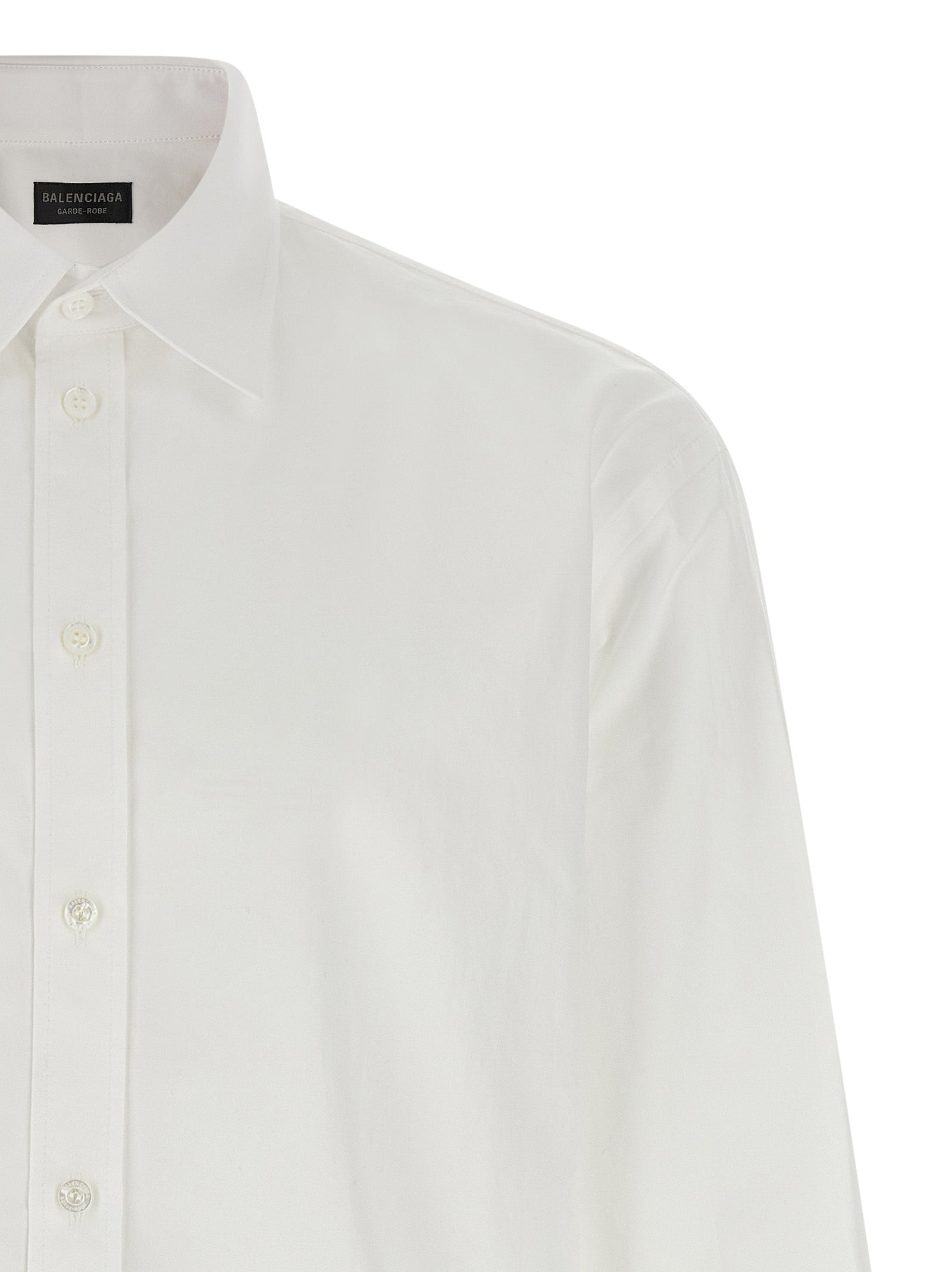 Balenciaga Weiße Baumwollbluse