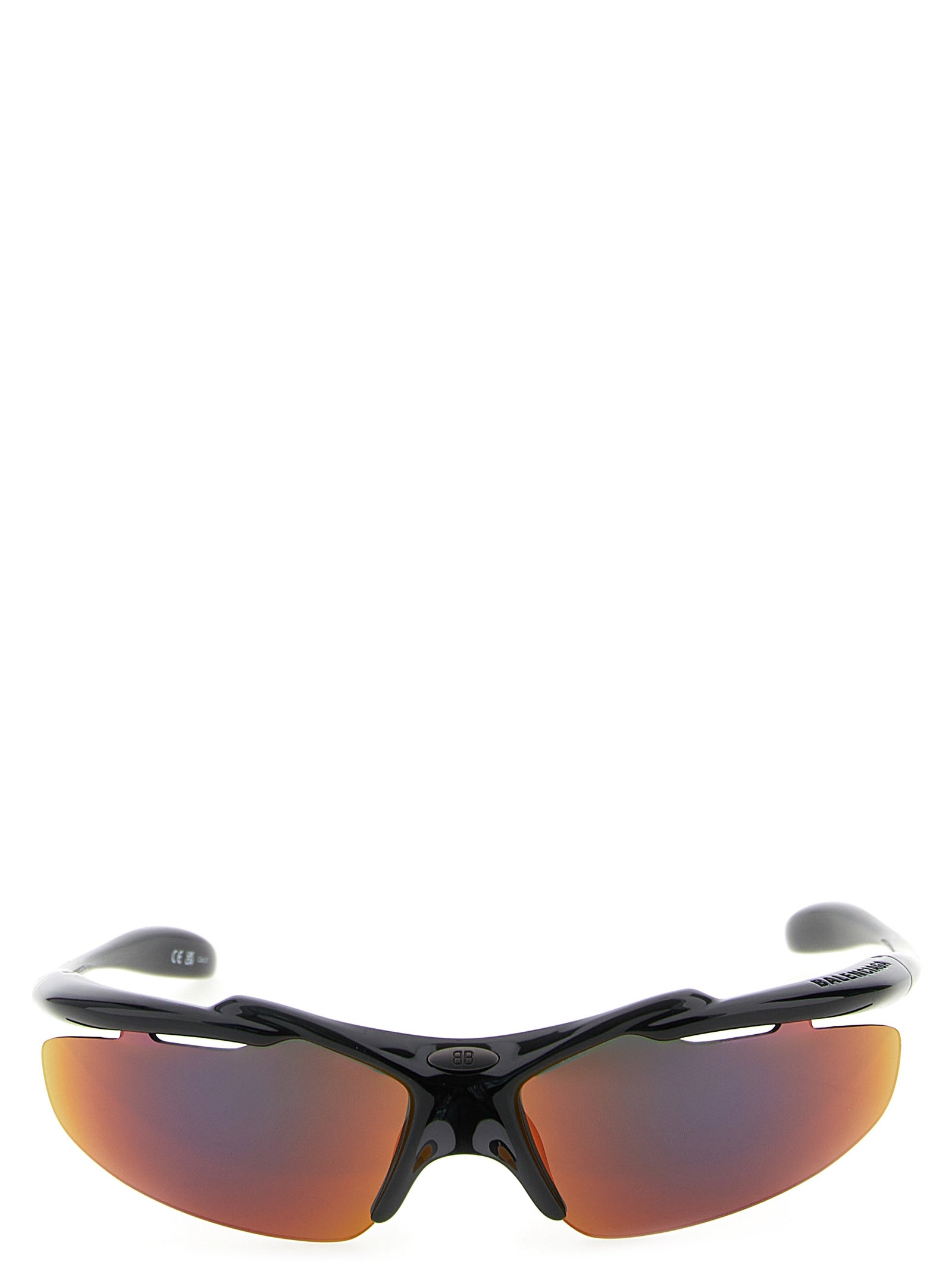 Balenciaga Rote Polyamid-Sonnenbrille
