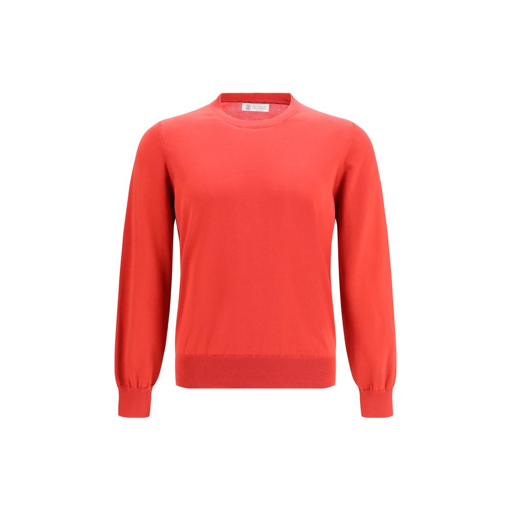 Brunello Cucinelli Mehrfarbiger Baumwollpullover