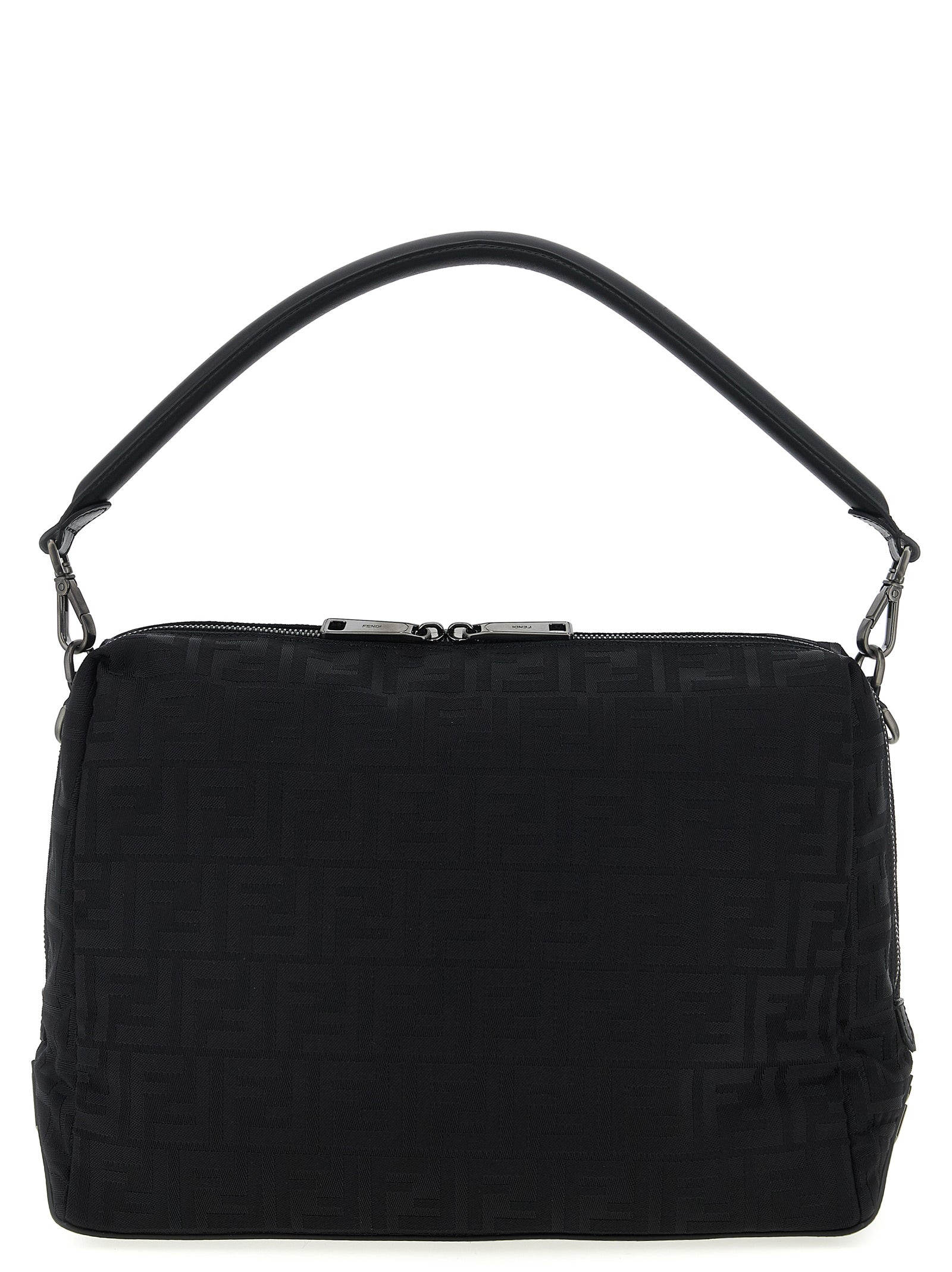 Fendi Schwarze Schultertasche aus Polyamid
