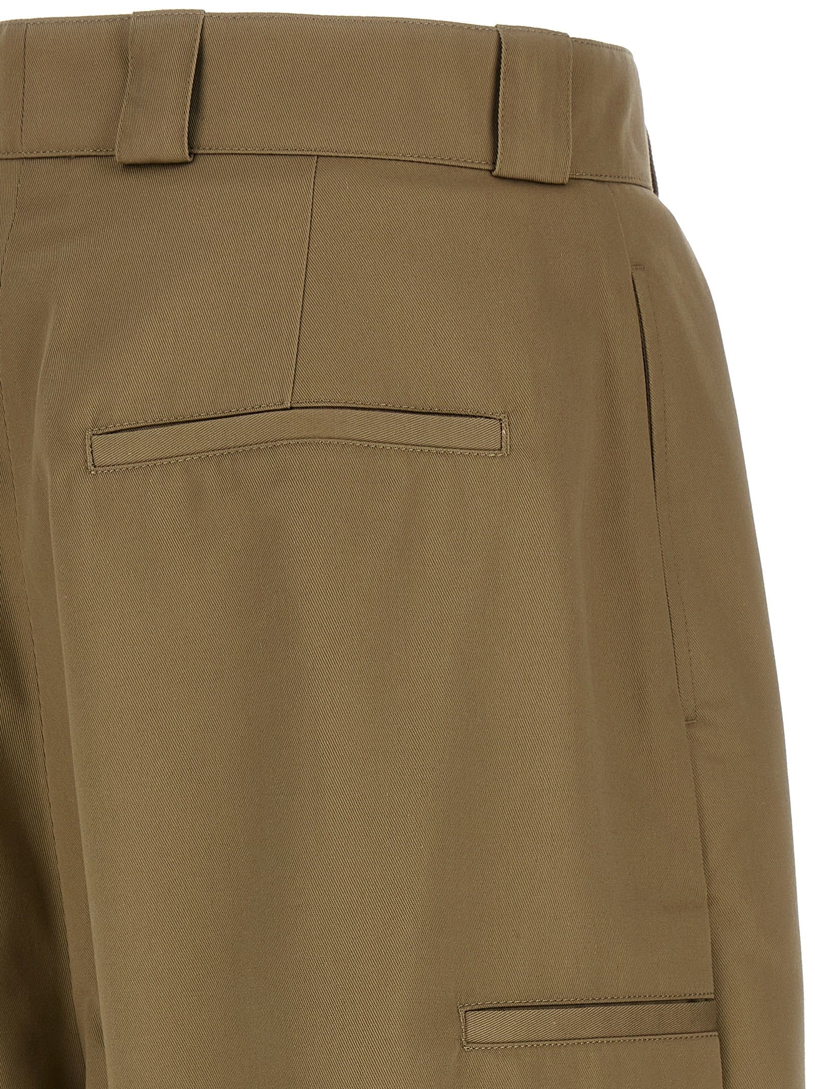 WILLY CHAVARRIA Beige Polyester Chino Hose