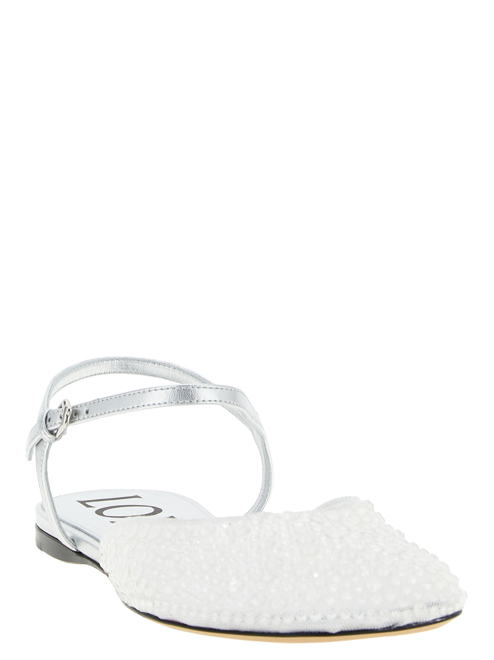 Loewe Weiße Ballerinas aus Polyamid