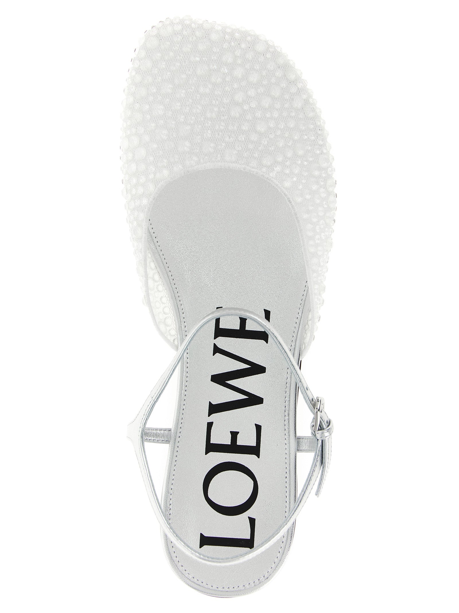Loewe Weiße Ballerinas aus Polyamid