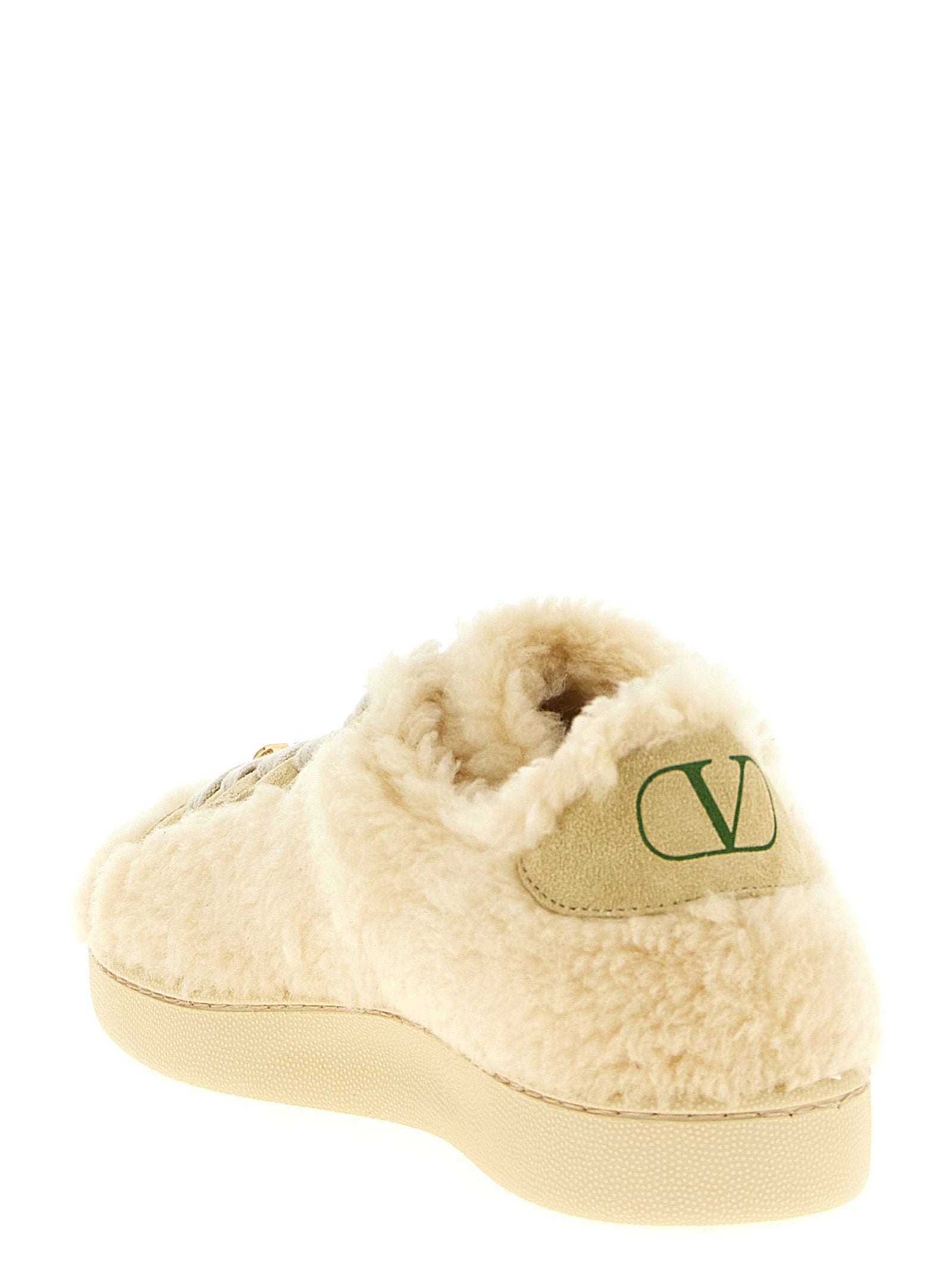 Valentino Garavani Beige Woll-Sneaker