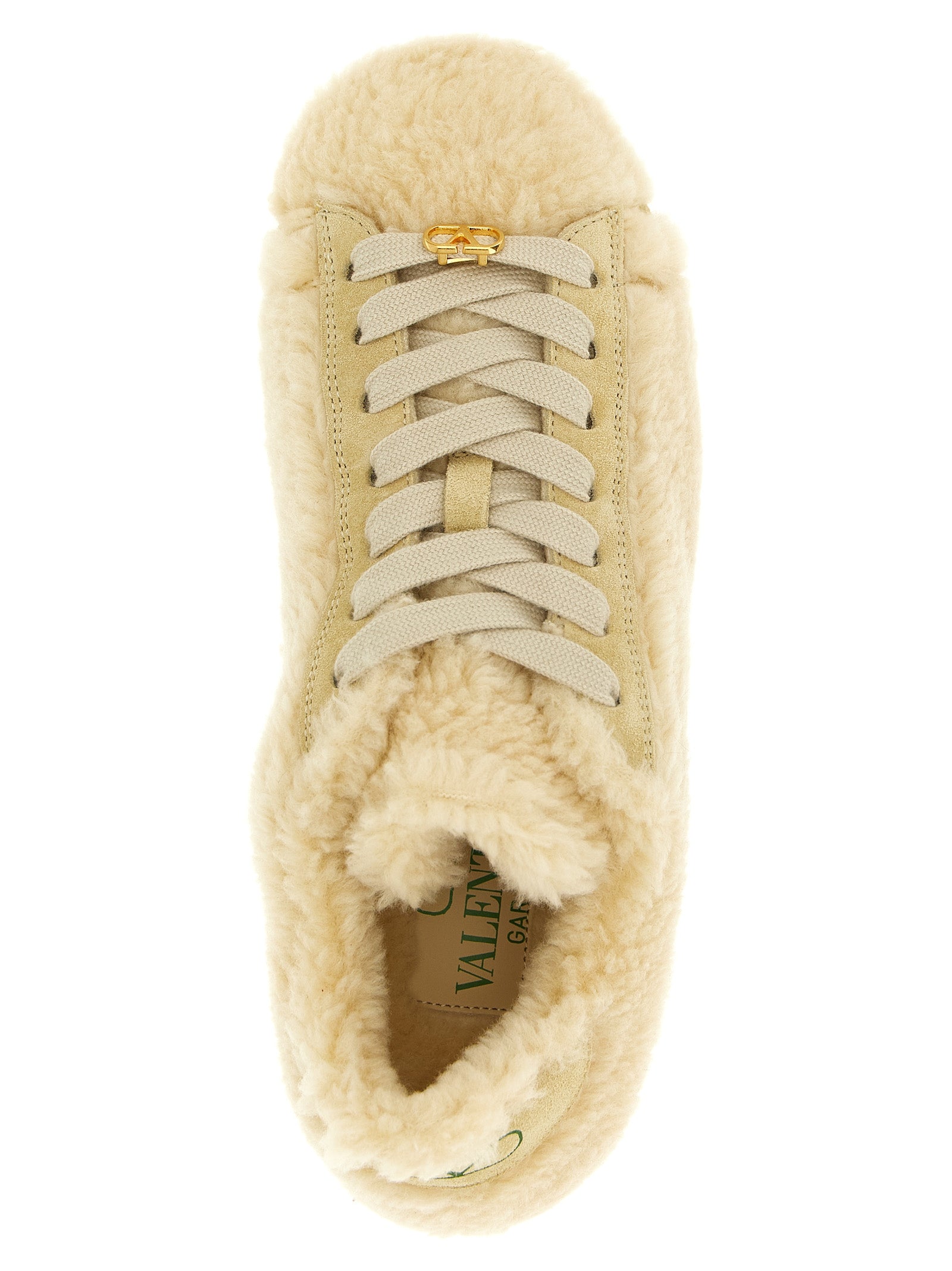 Valentino Garavani Beige Woll-Sneaker